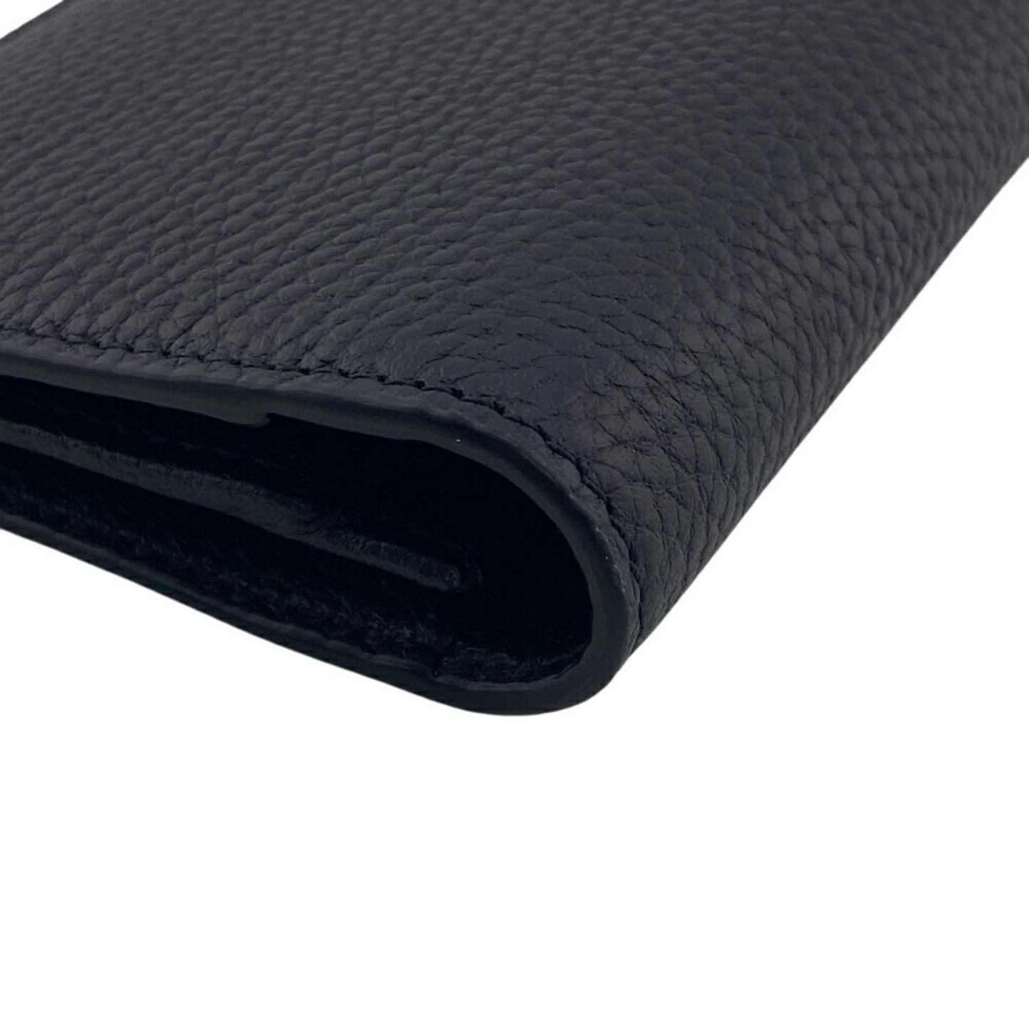 Gucci Black Leather Long Wallet (Bi-Fold) ( )