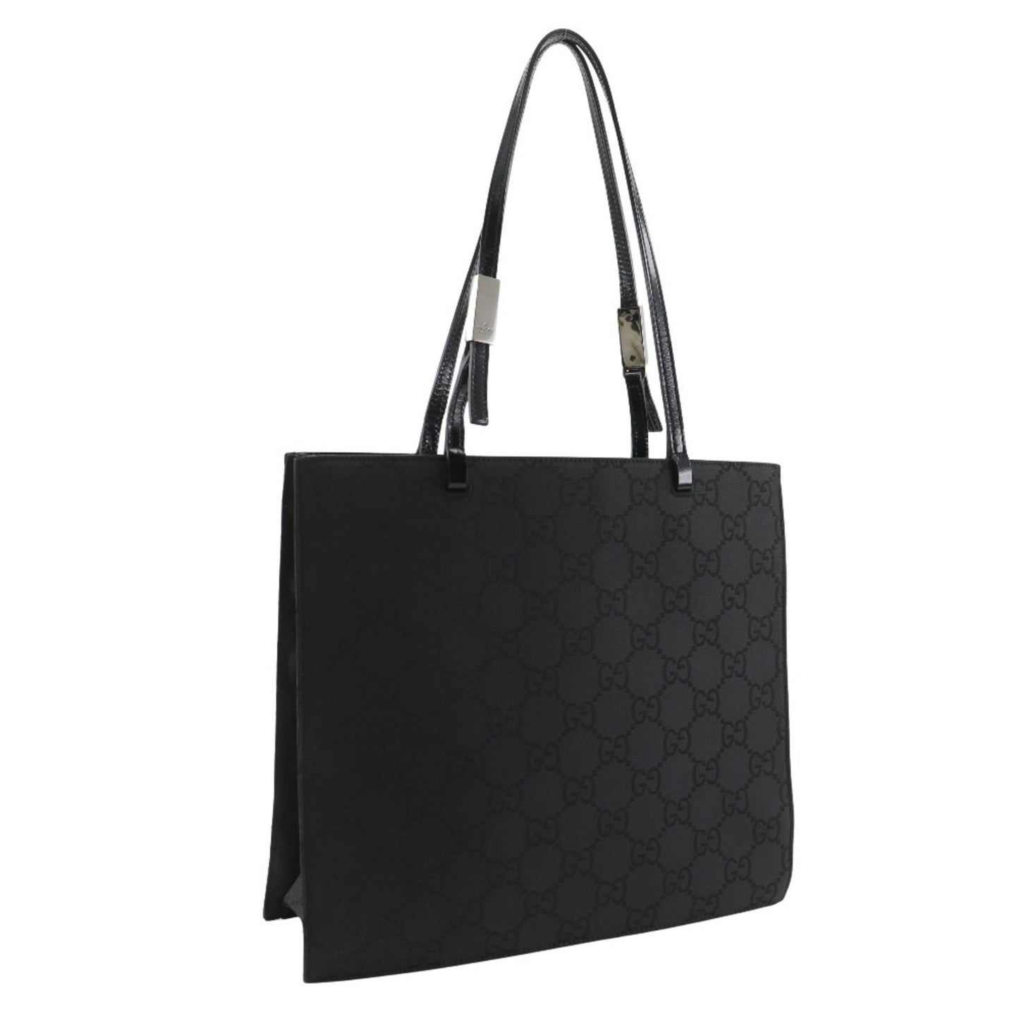 Gucci Black Gg Canvas Tote Bag ( )