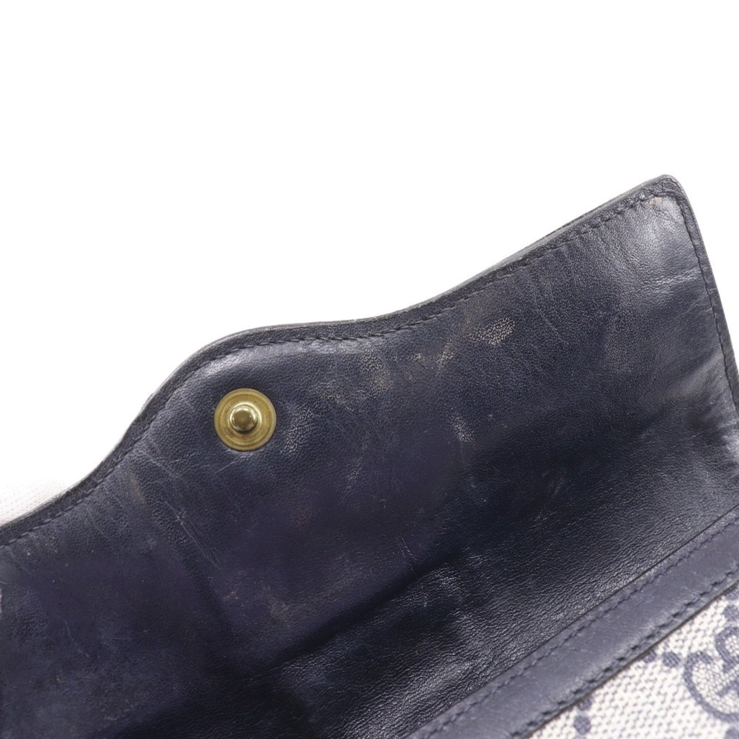 Gucci Navy Gg Supreme Pouch ( )