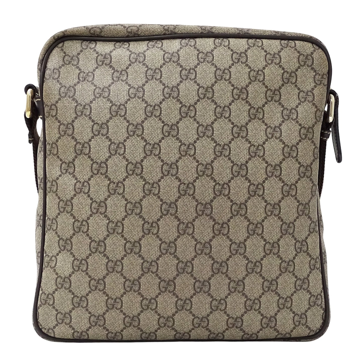 Gucci Beige Brown Gg Supreme Shoulder Bag ( )