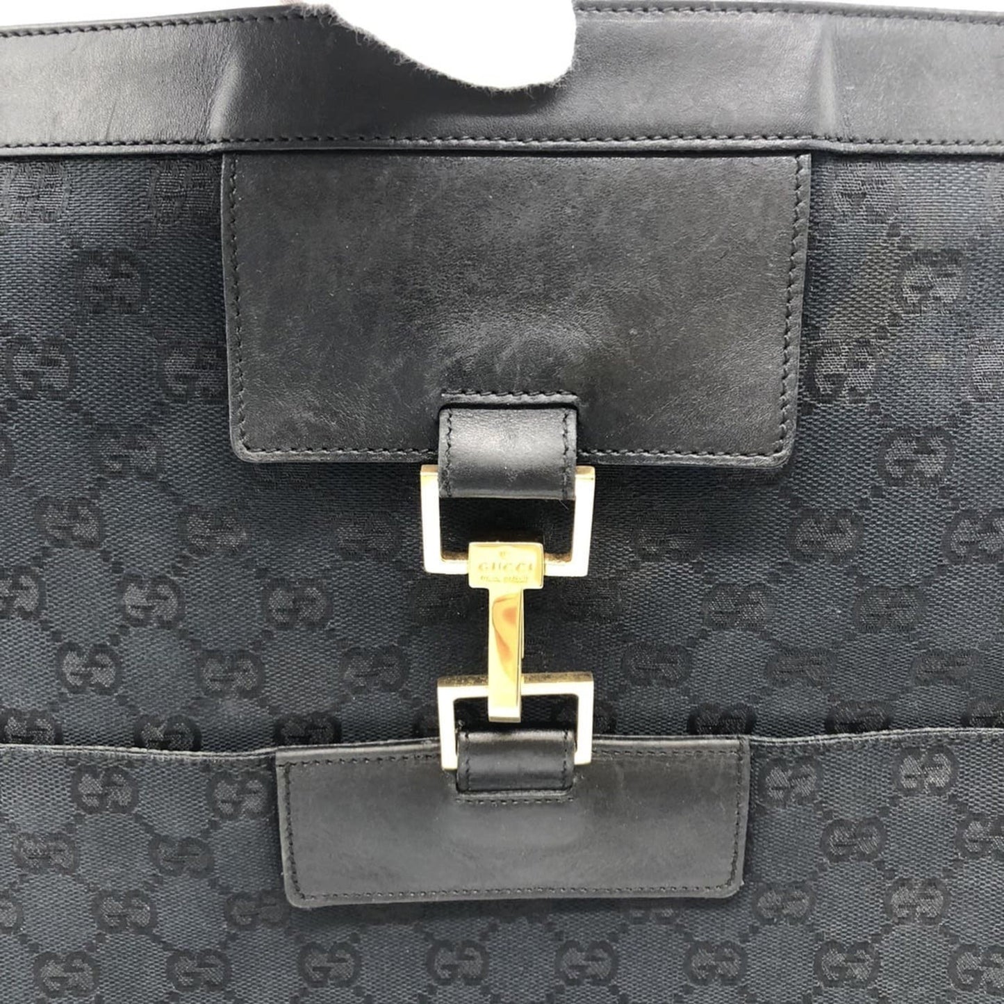 Gucci Gg Canvas Black Gg Canvas Shoulder Bag ( )