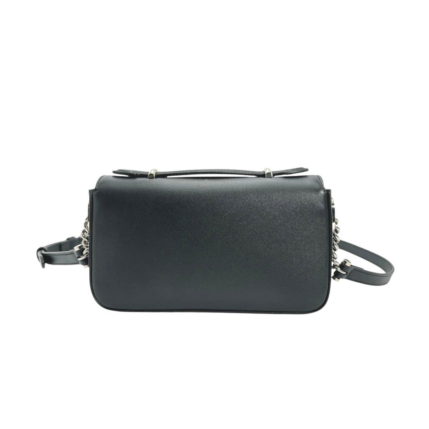 Gucci Black Leather Shoulder Bag ( )