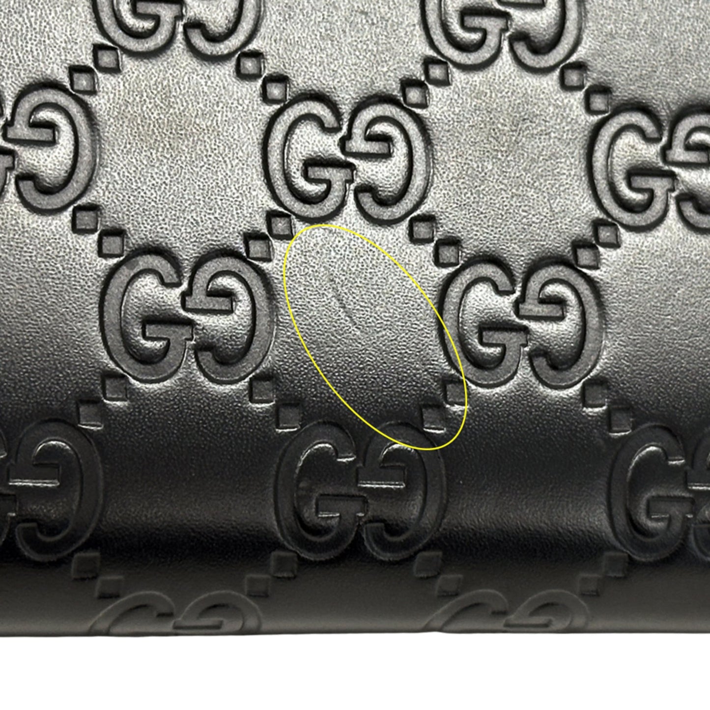 Gucci Black Leather Long Wallet (Bi-Fold) ( )