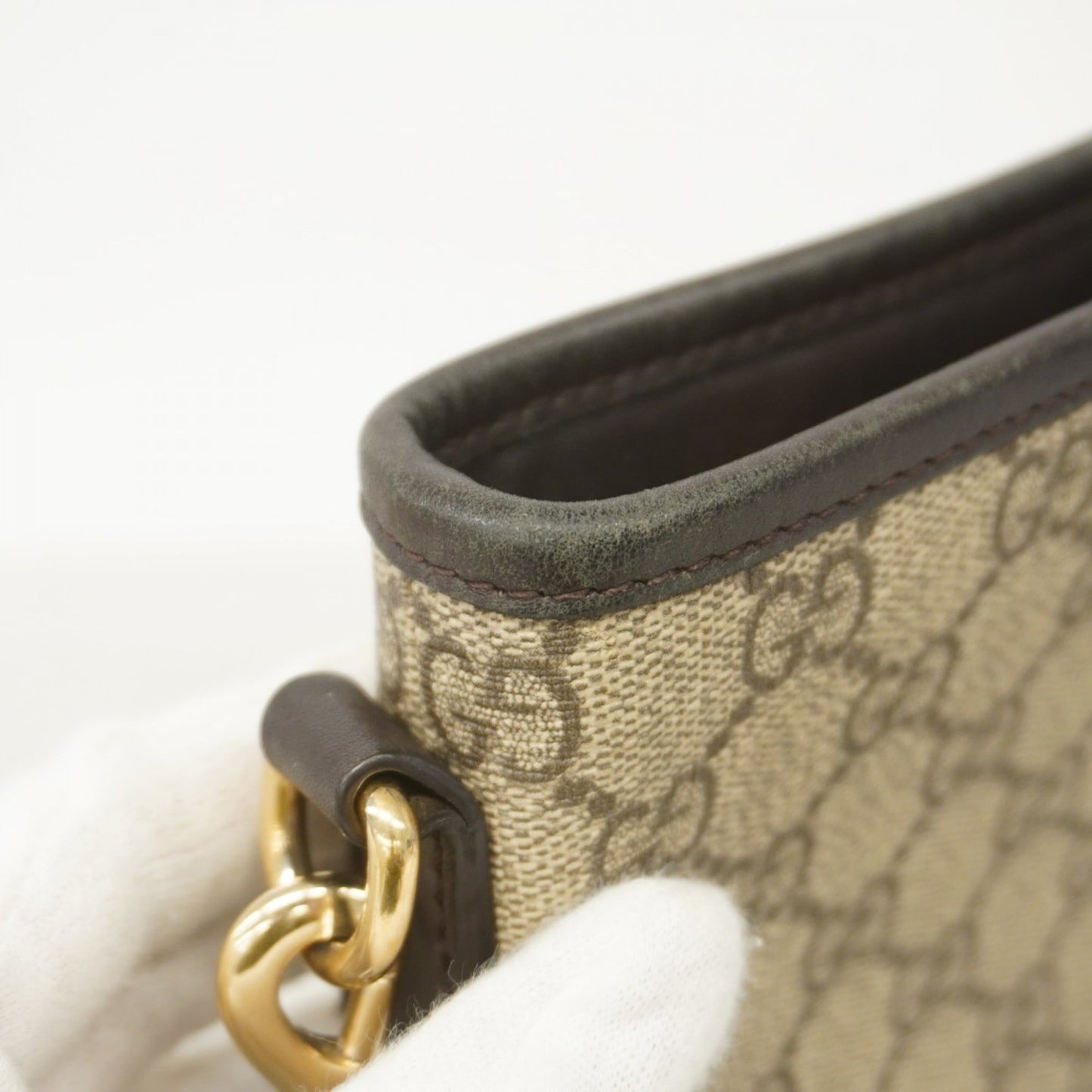 Gucci Brown Pvc Shoulder Bag ( )