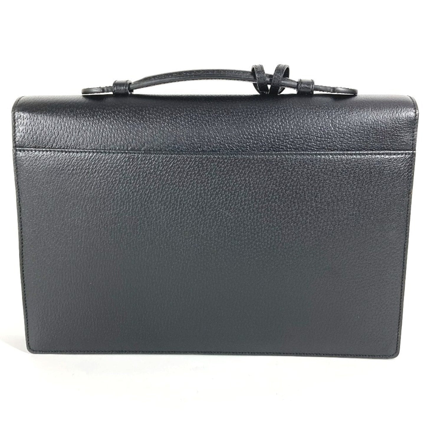 Gucci Black Leather Briefcase Handbag ( )