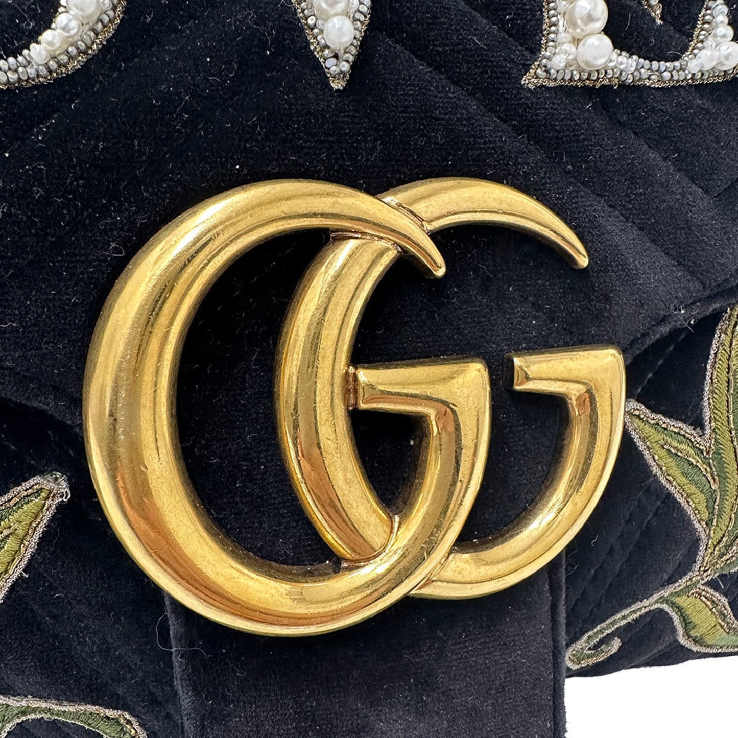 Gucci Black Leather Leather Shoulder Bag ( )