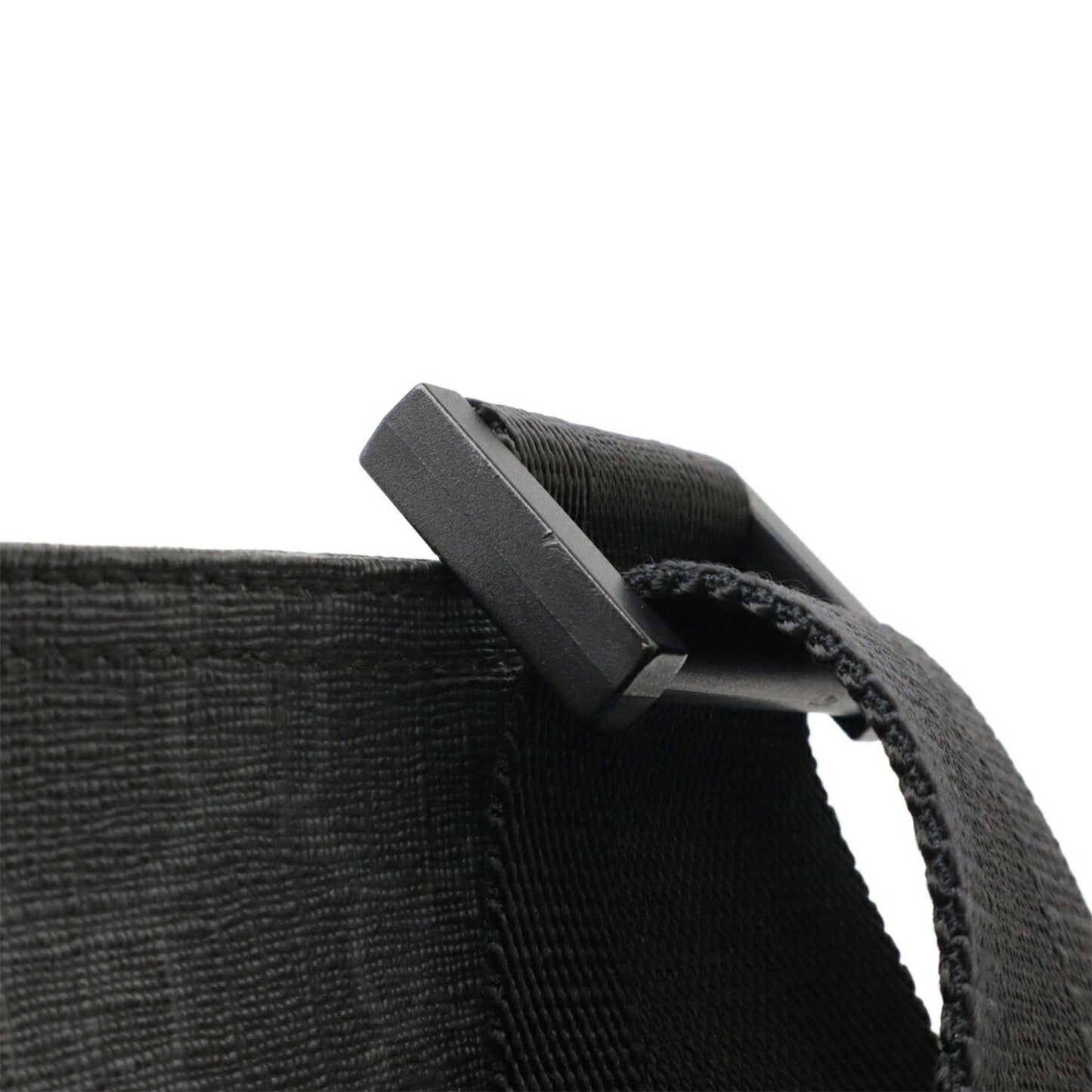 Gucci Black Gray Gg Supreme Leather Shoulder Bag ( )