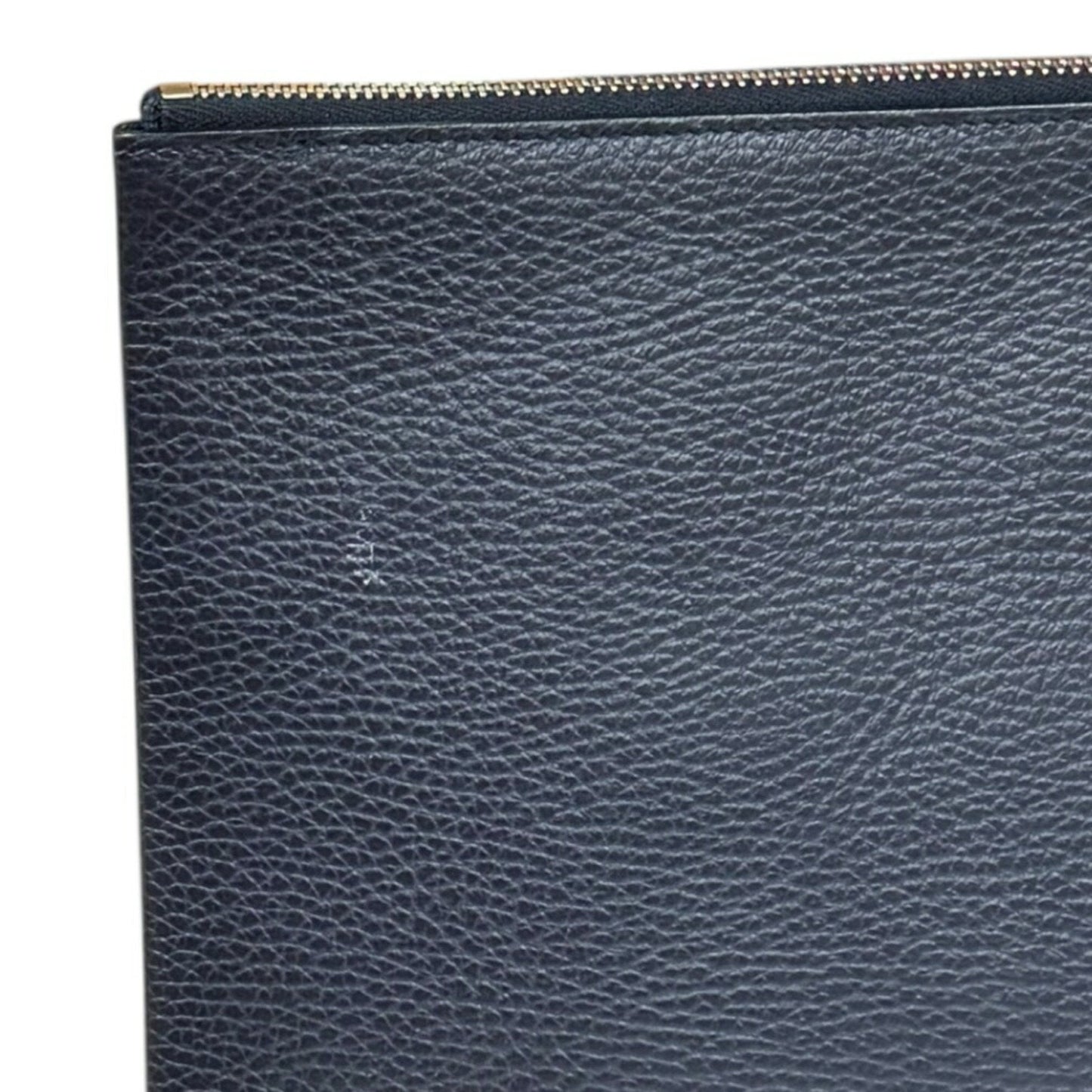 Gucci Navy Leather Clutch Bag ( )