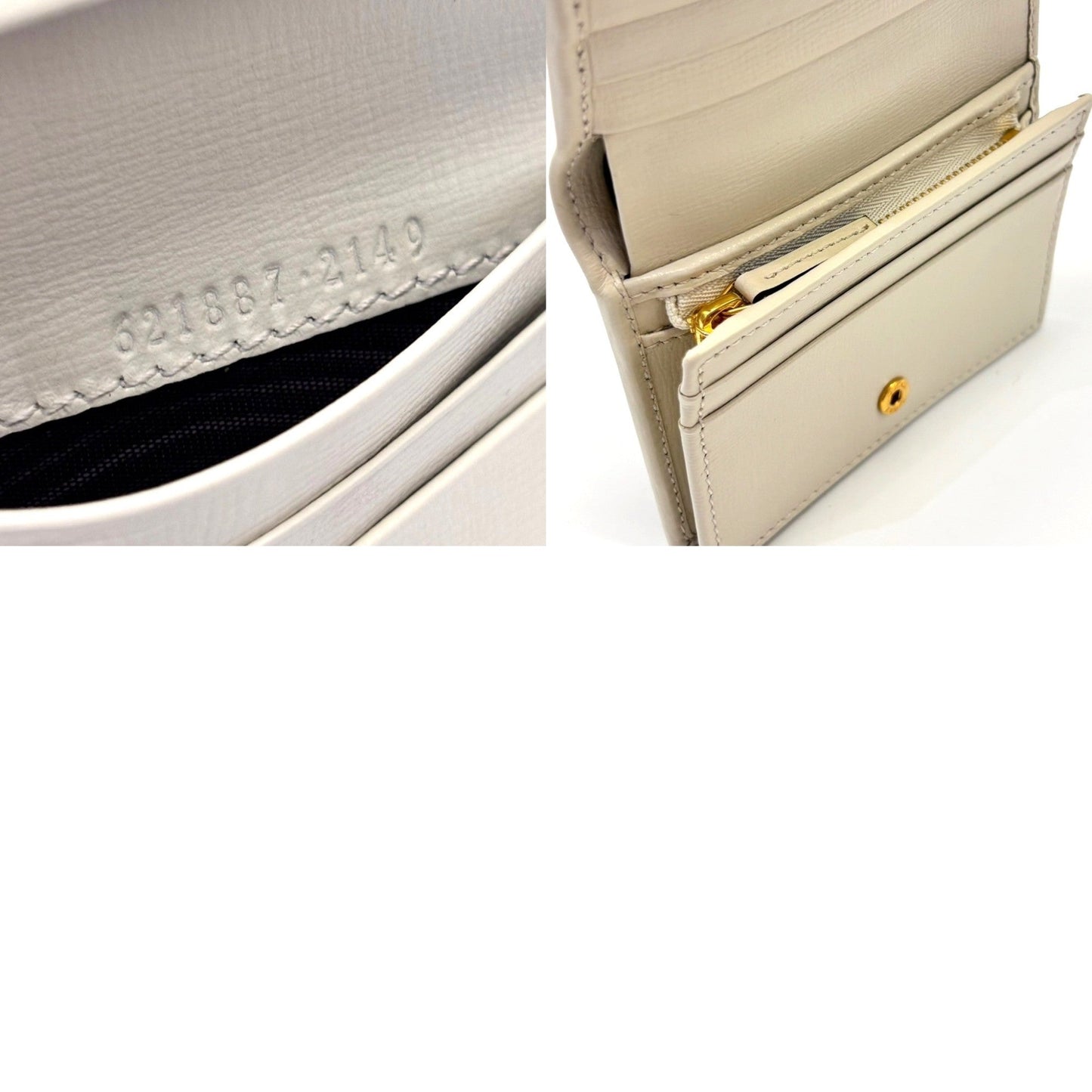 Gucci Gg Supreme White Gg Supreme Wallet (Bi-Fold) ( )