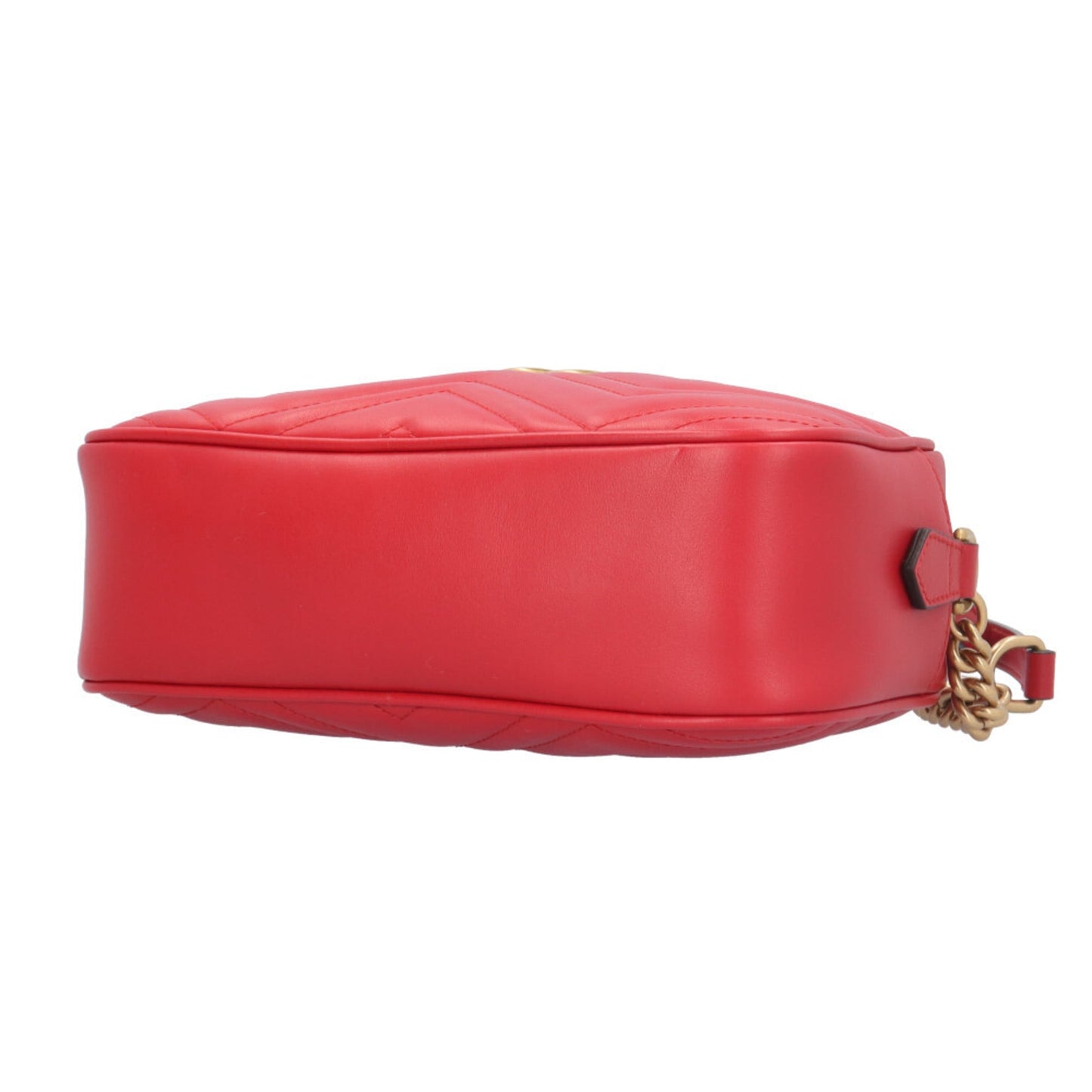 Gucci Red Color Leather Shoulder Bag ( )
