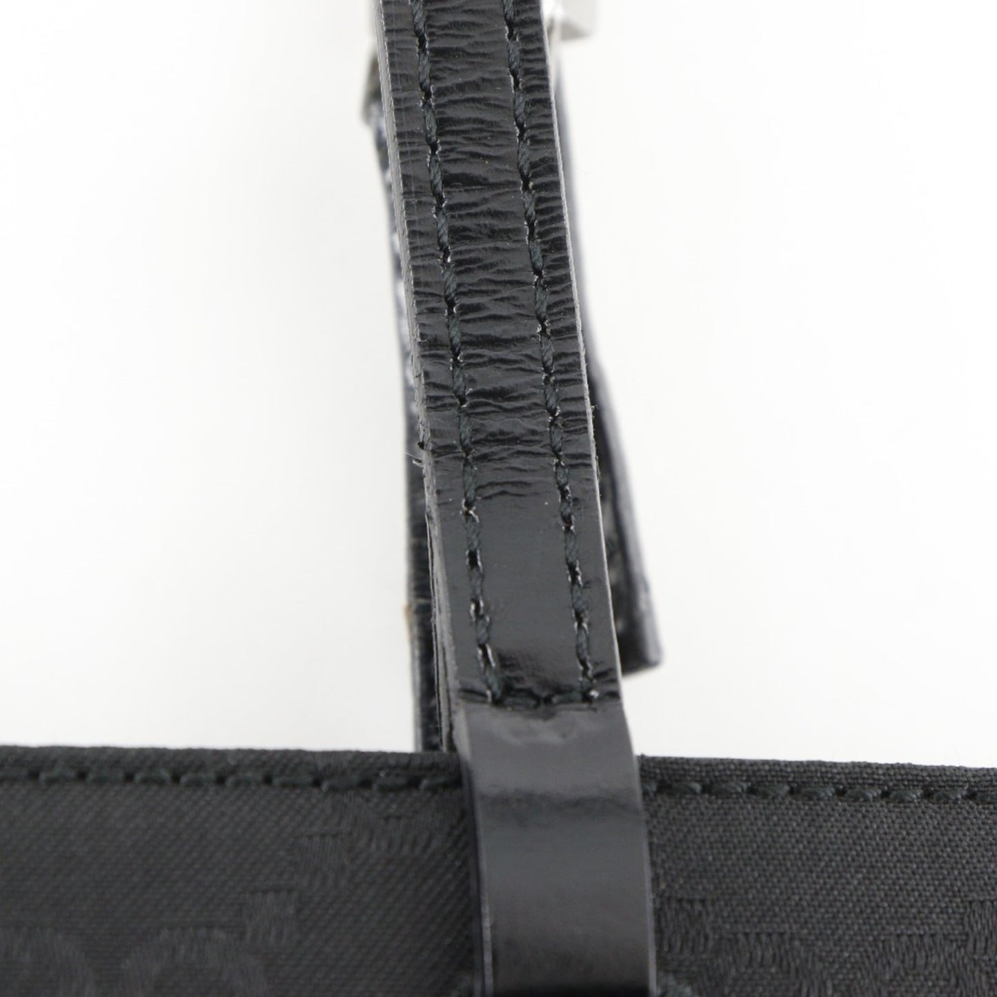 Gucci Black Gg Canvas Tote Bag ( )