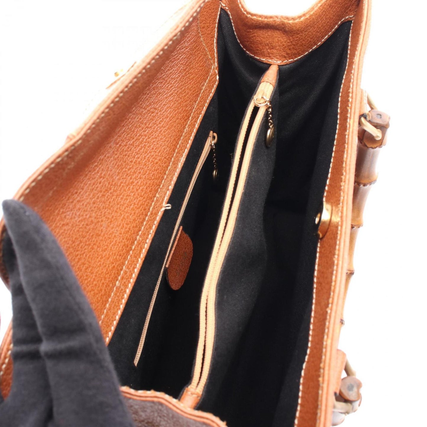 Gucci Brown Leather Handbag ( )