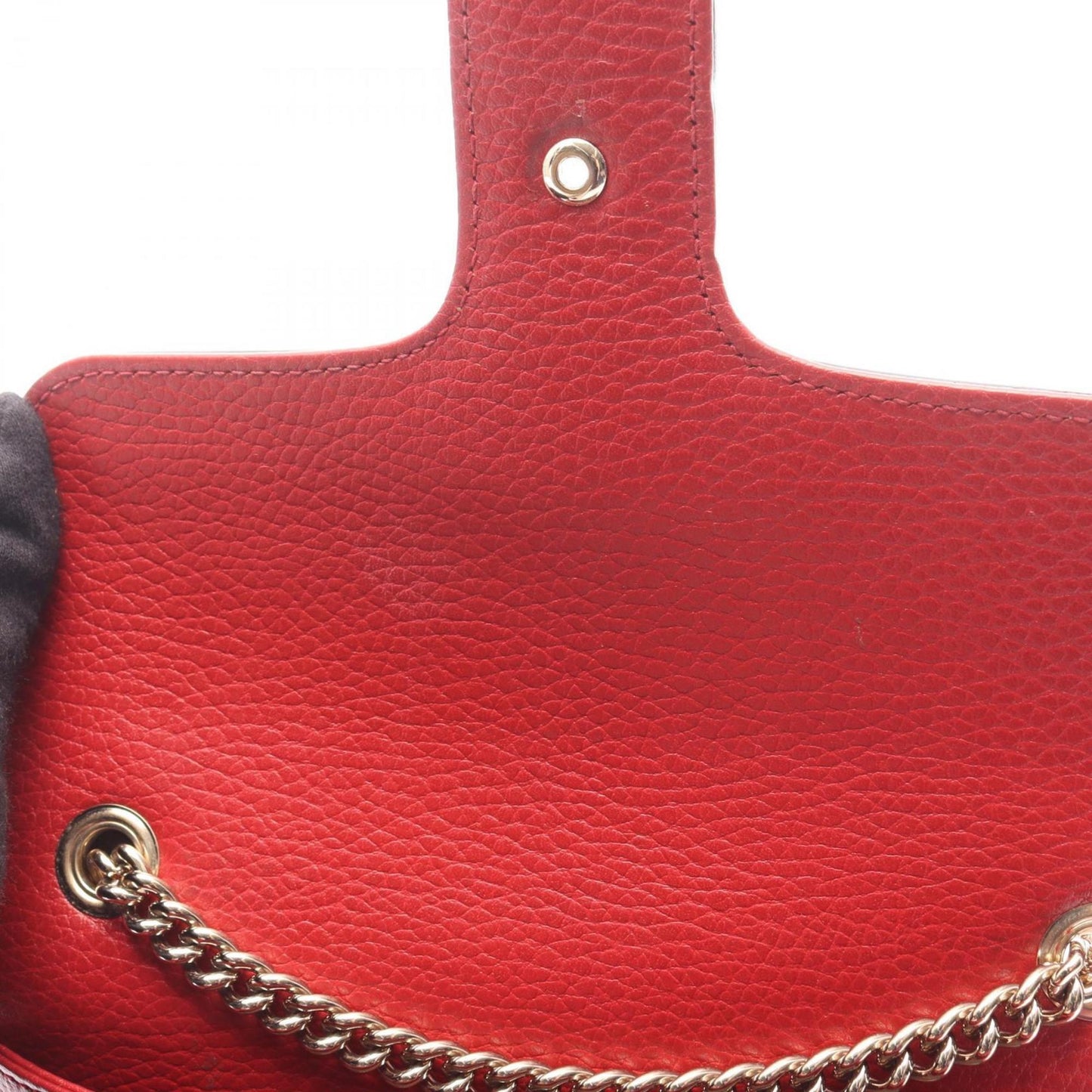 Gucci Red Color Leather Shoulder Bag ( )