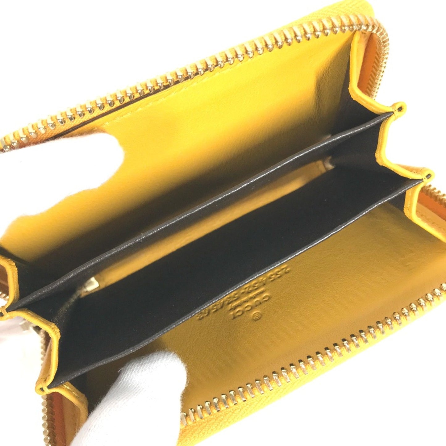 Gucci Yellow Patent Leather Coin Purse/Coin Case ( )