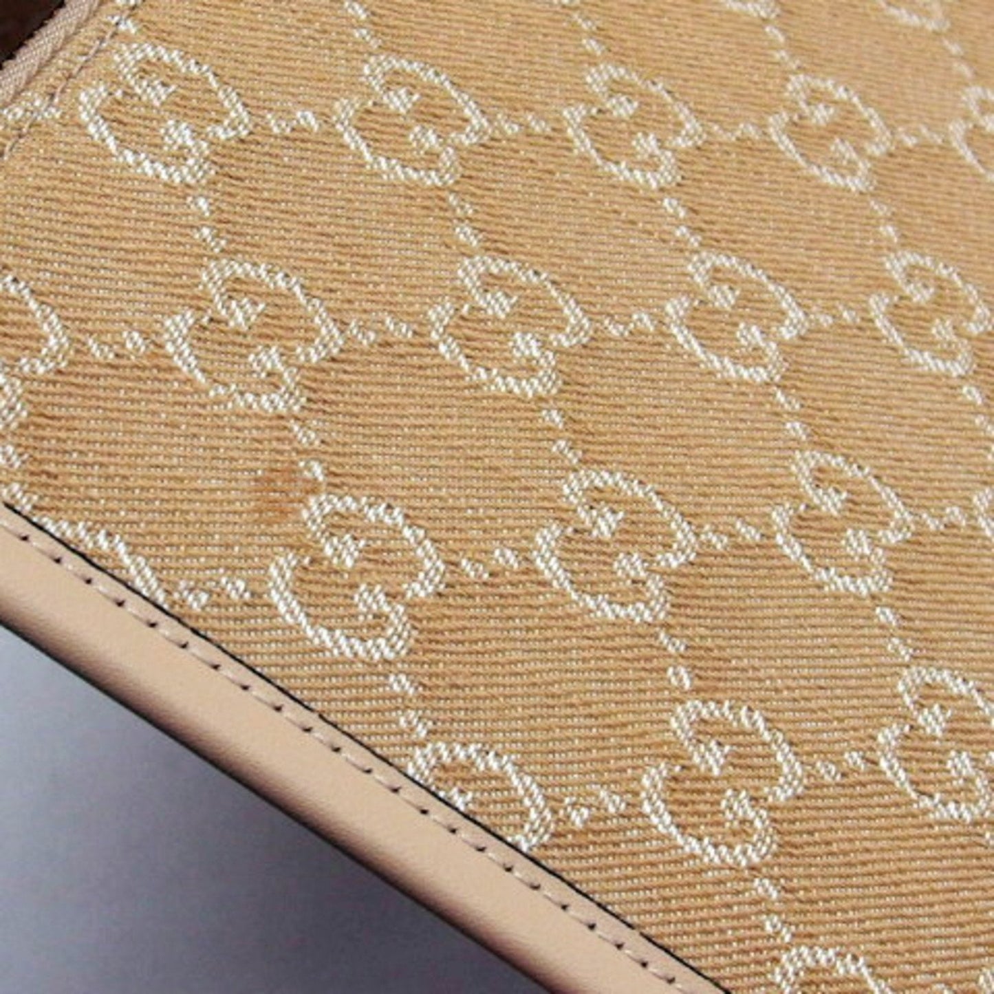 Gucci Ophidia Beige Canvas Handbag Tote Bag ( )
