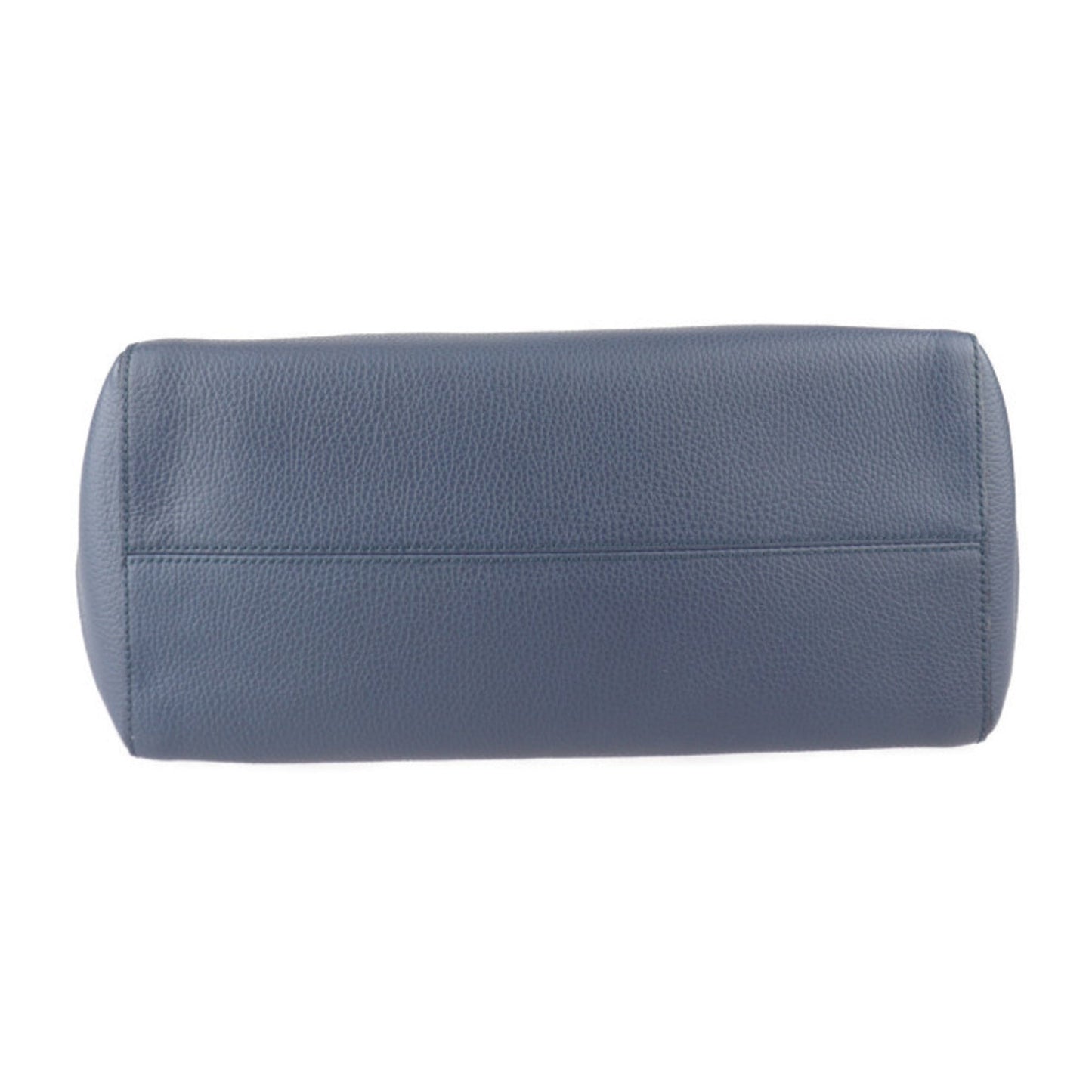 Gucci Navy Leather Handbag Shoulder Bag Tote Bag ( )