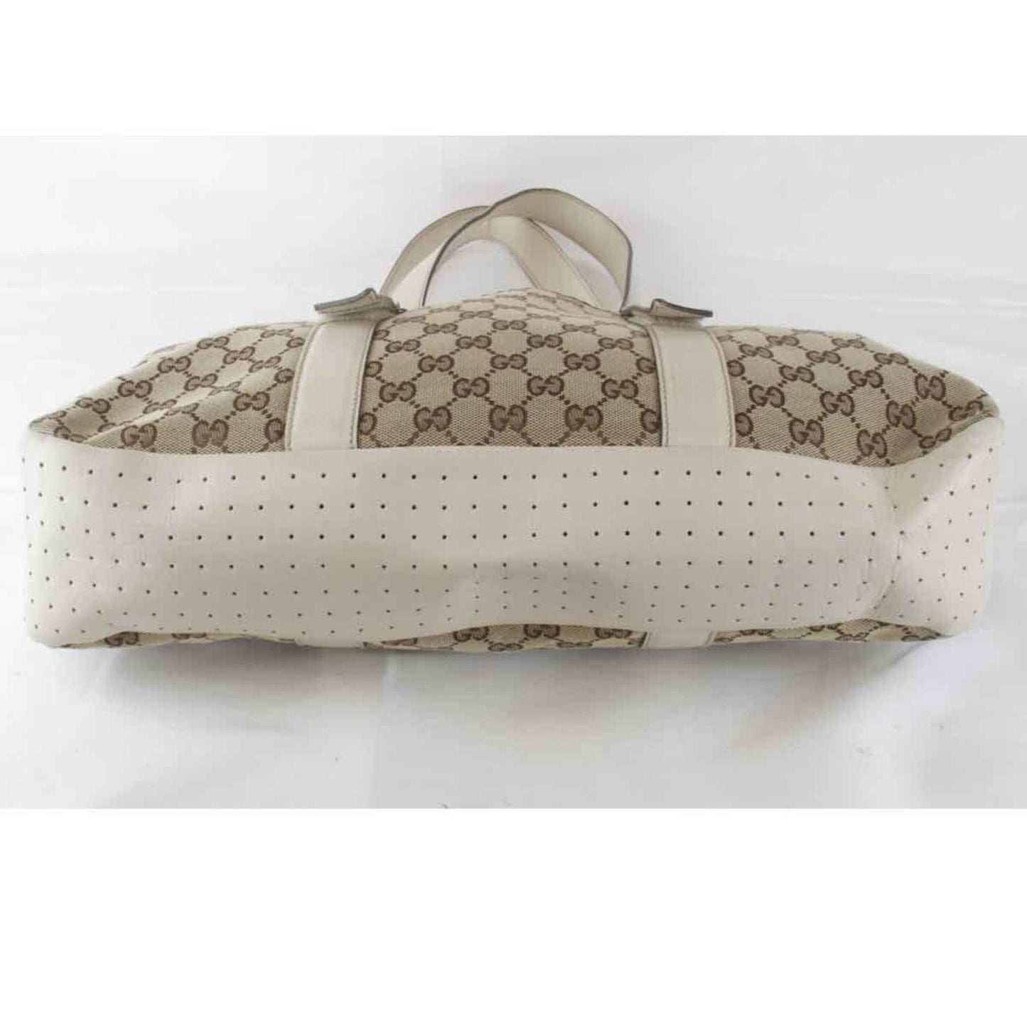 Gucci Beige Gg Canvas Tote Bag ( )