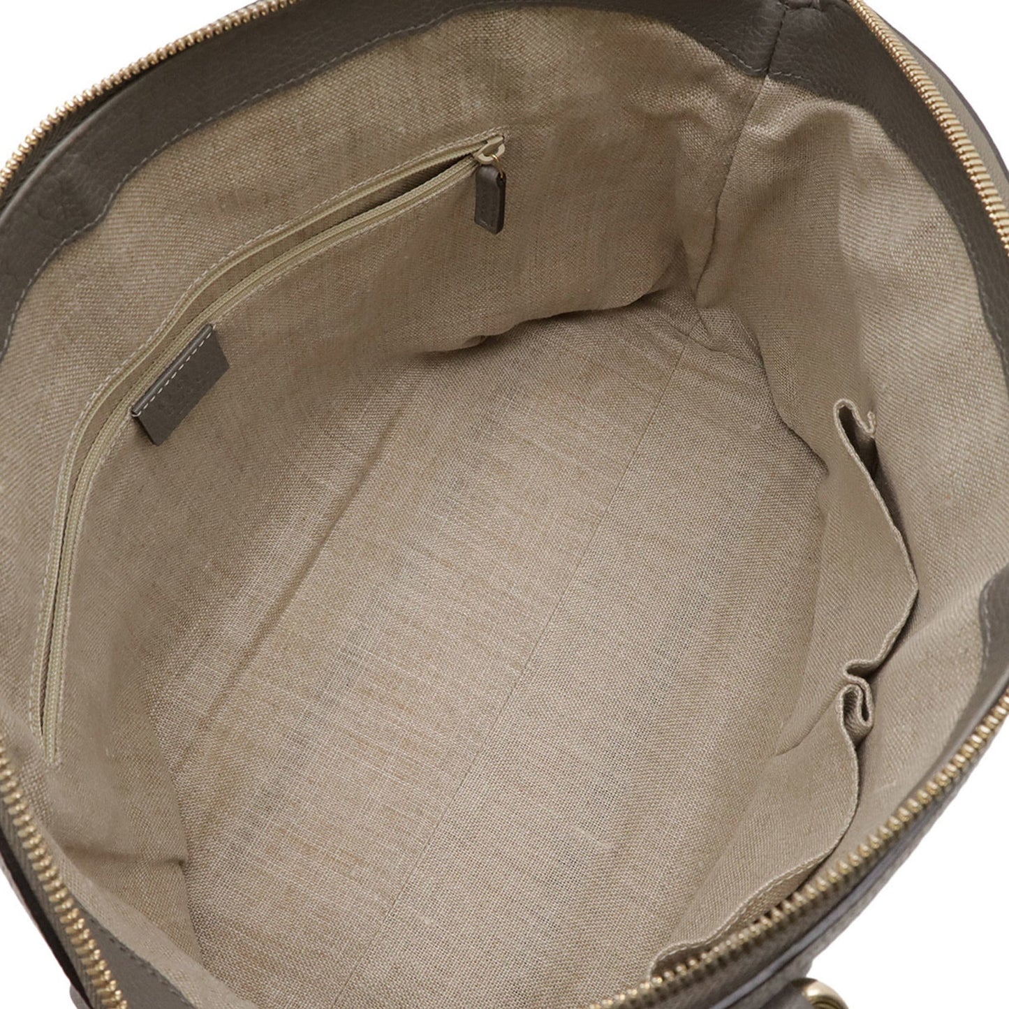 Gucci Gray Leather Handbag Shoulder Bag ( )