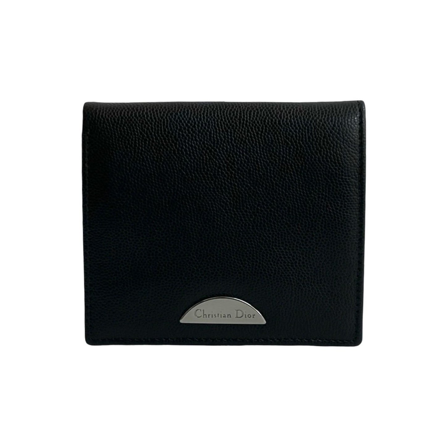 Christian Dior Black Leather Wallet (Bi-Fold) ()