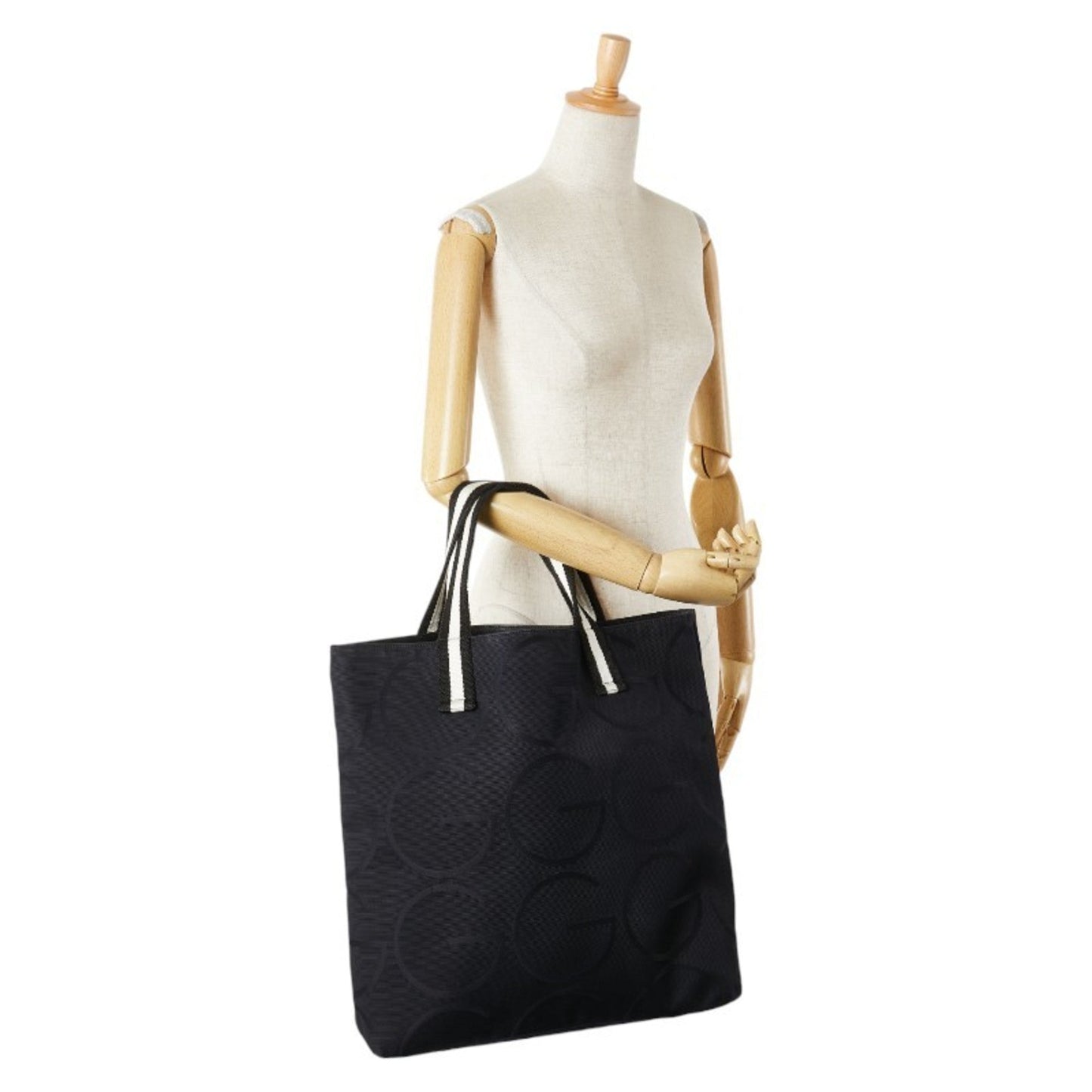Gucci Black Canvas Tote Bag ( )