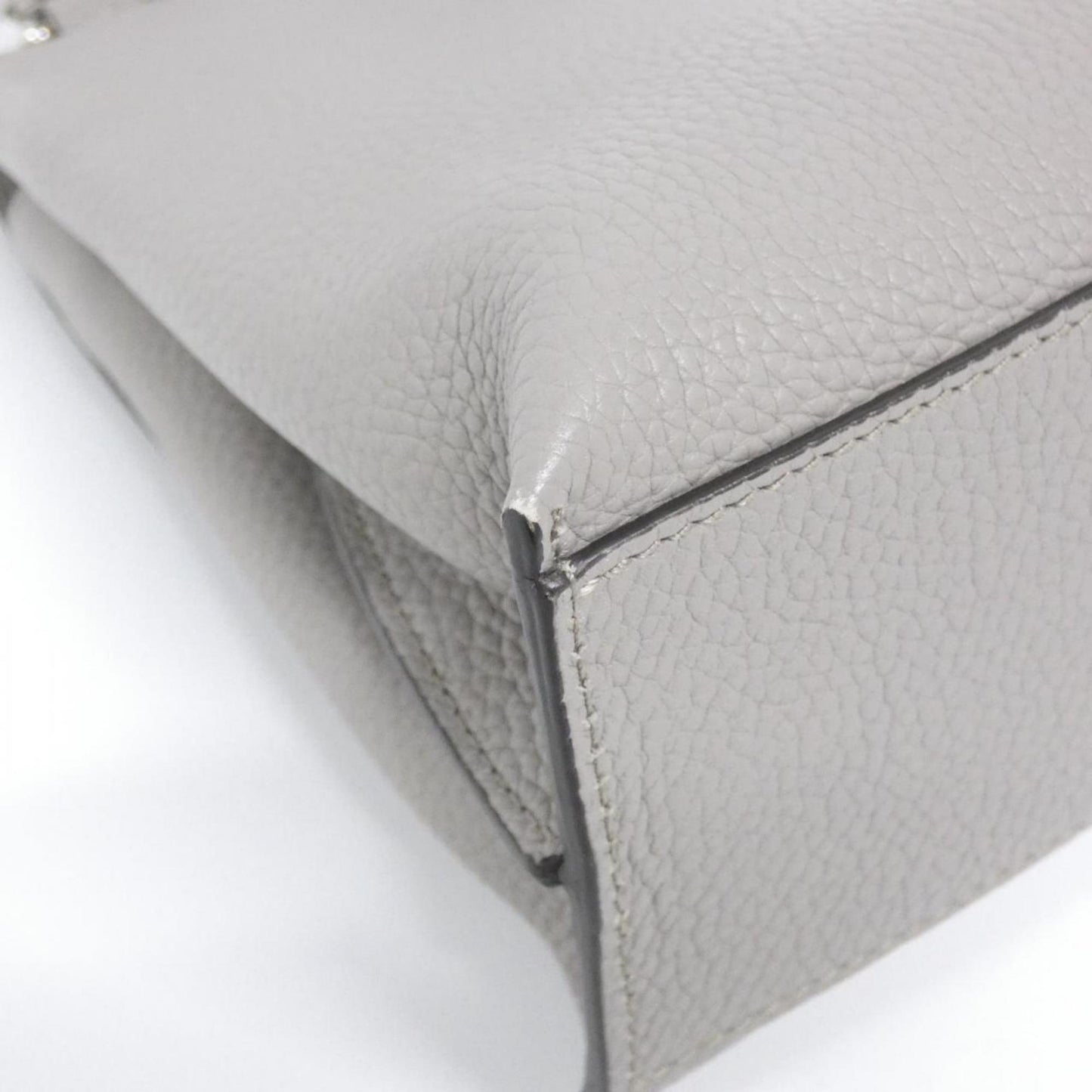 Gucci Light Gray Leather Handbag ( )