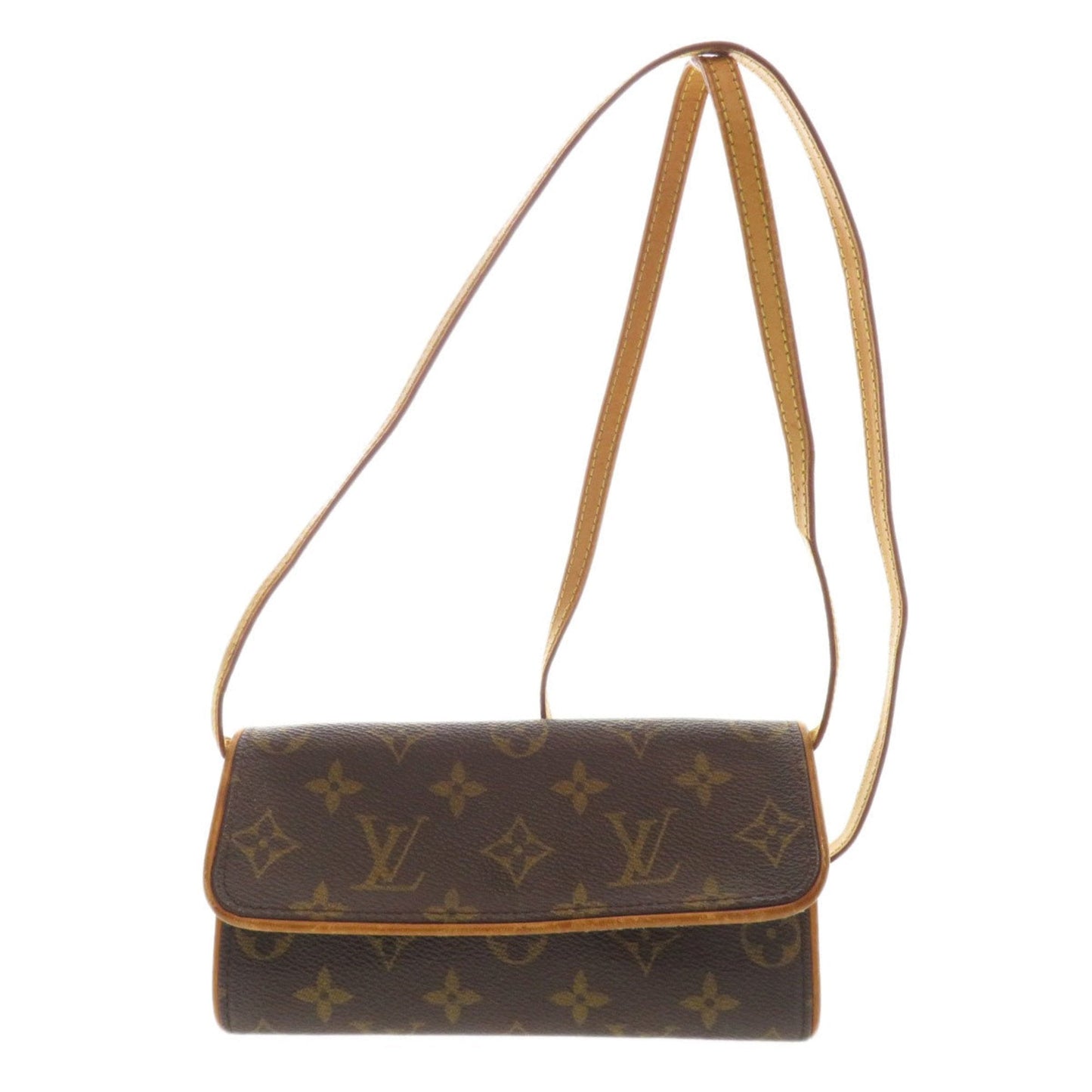 Louis Vuitton M51854 Pochette Twin PM Monogram Shoulder Bag Canvas Ladies LOUIS VUITTON
