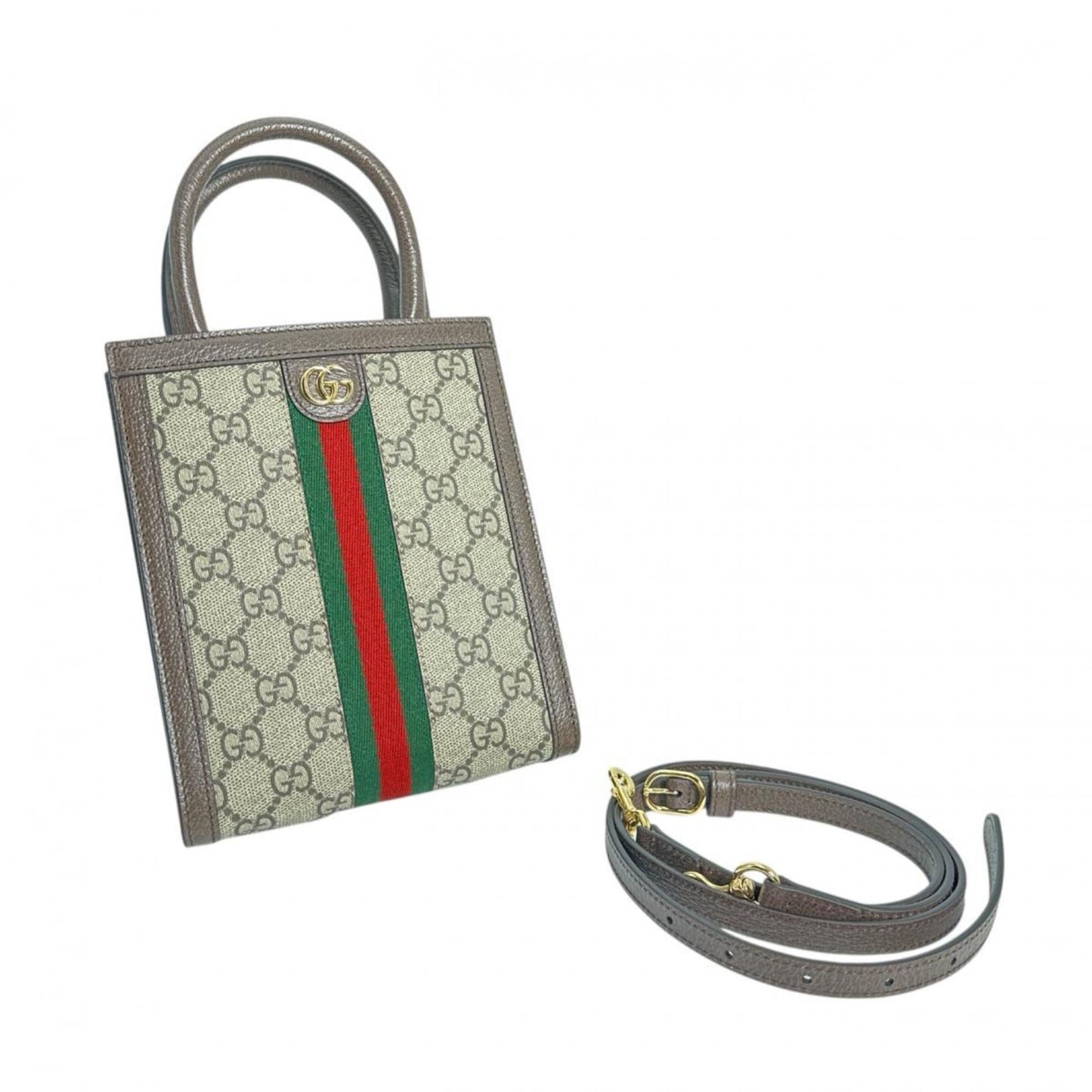 Gucci Beige Gg Canvas Shoulder Bag ( )