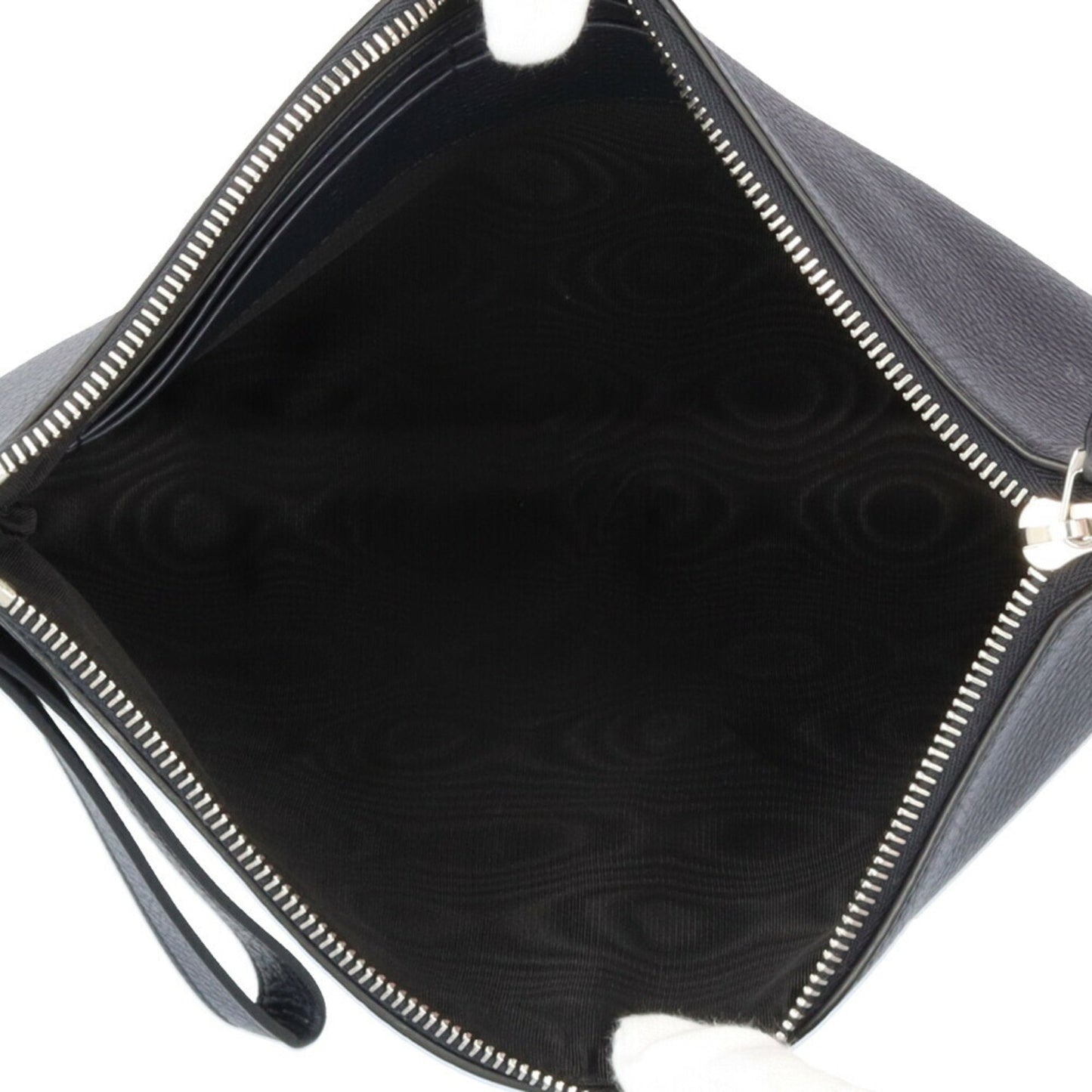 Gucci Navy Leather Clutch Bag ( )