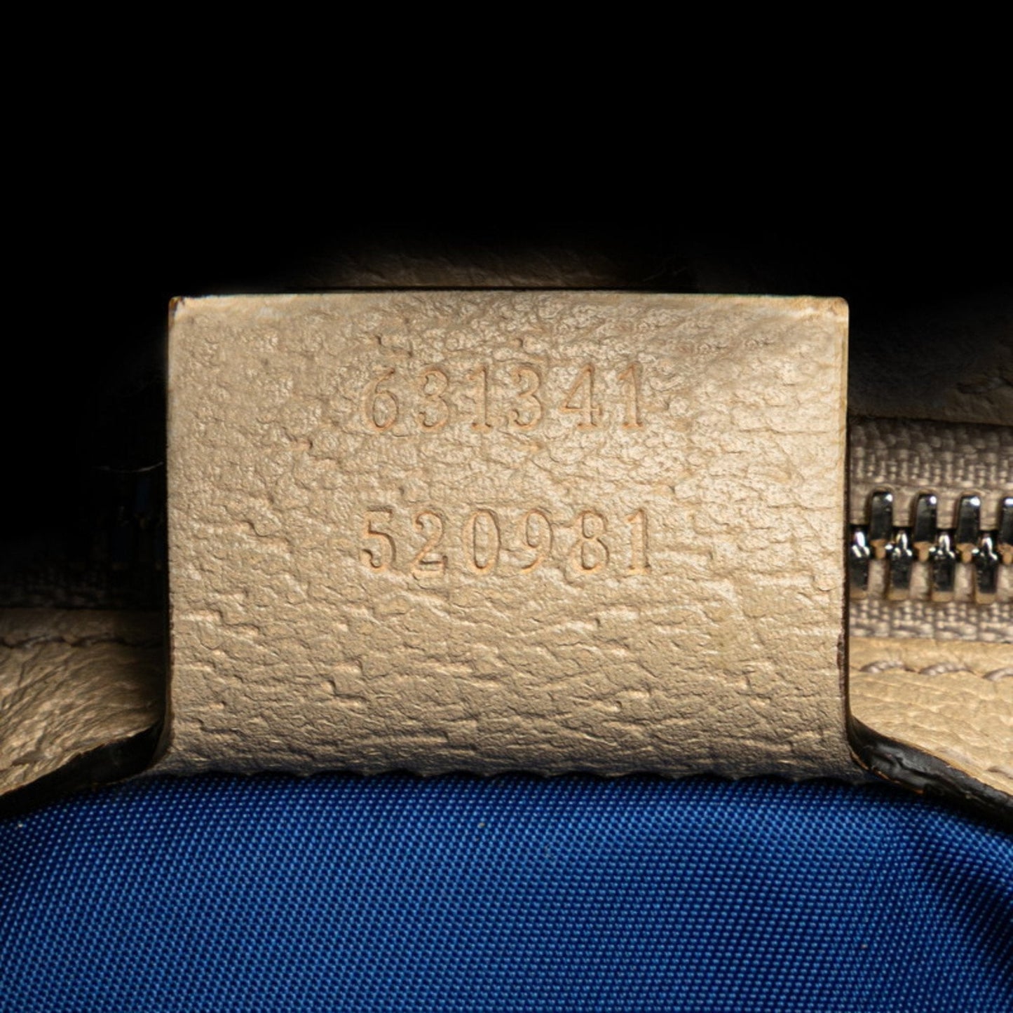 Gucci Beige Blue Nylon Leather Fanny Pack ( )