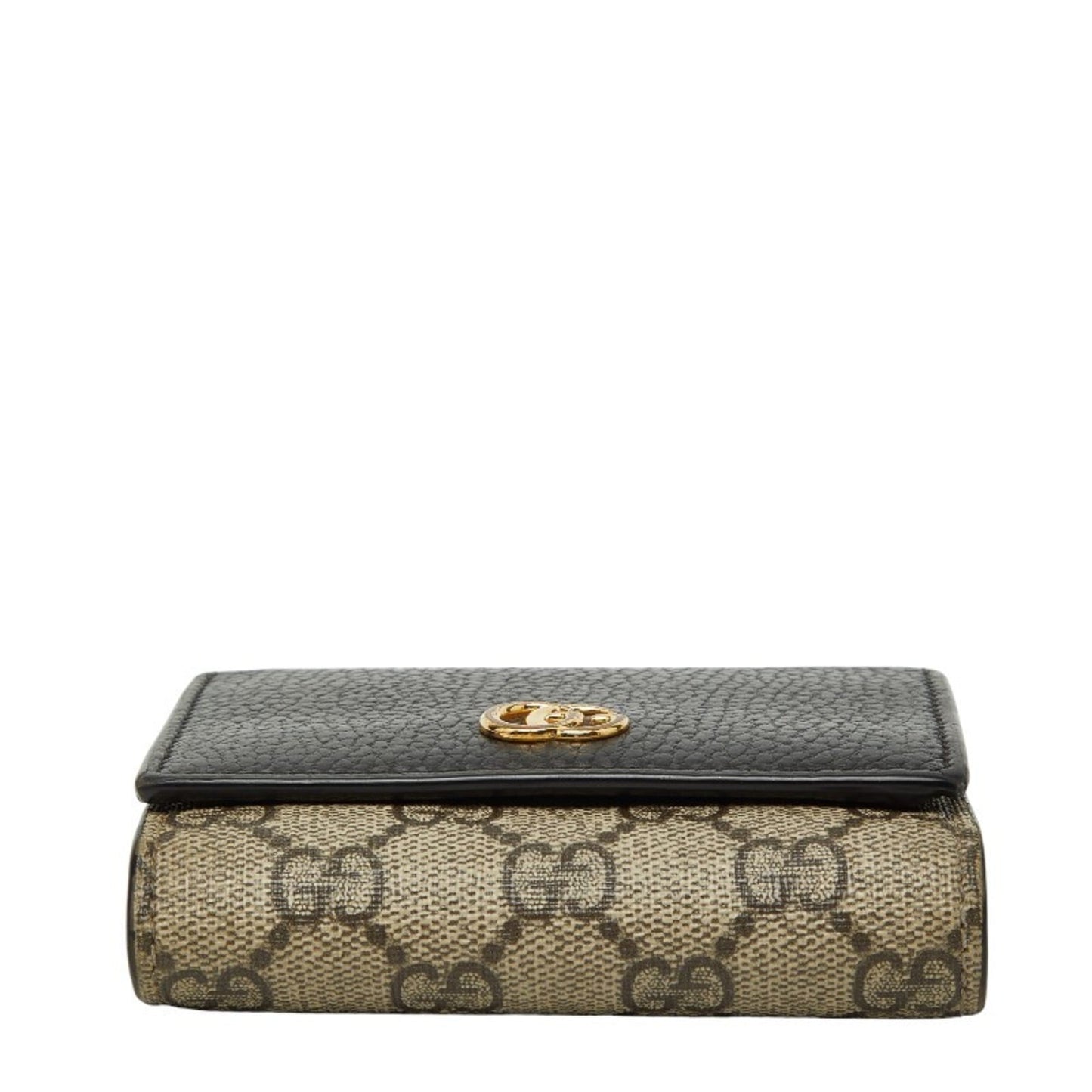 Gucci Beige Black Pvc Leather Wallet (Bi-Fold) ( )