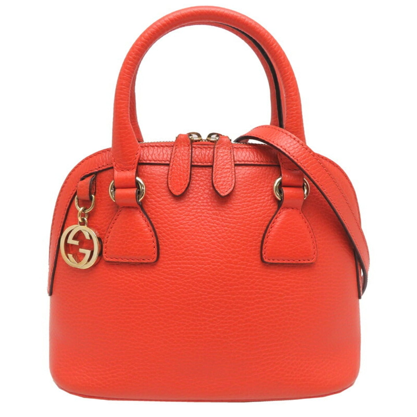 Gucci Orange Leather Handbag ( )