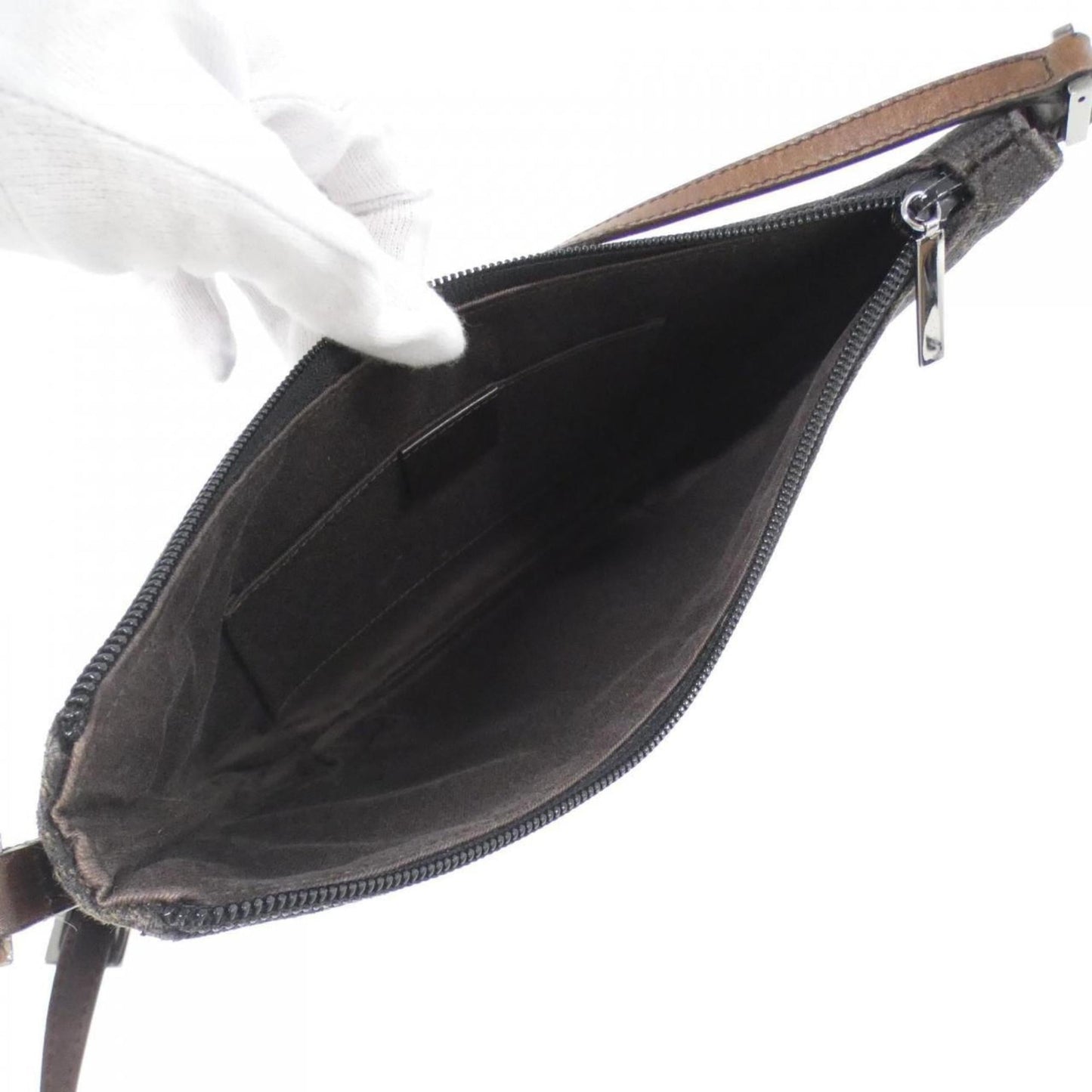 Gucci Brown Denim Shoulder Bag ( )