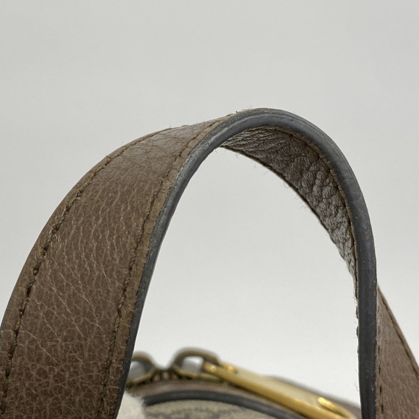 Gucci Brown Pvc Leather Backpack ( )