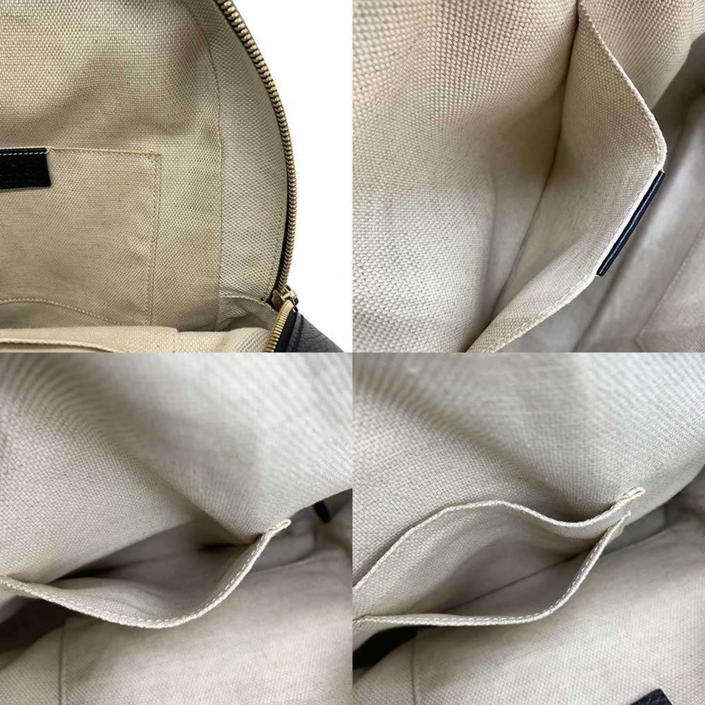Gucci Black Leather Backpack ( )