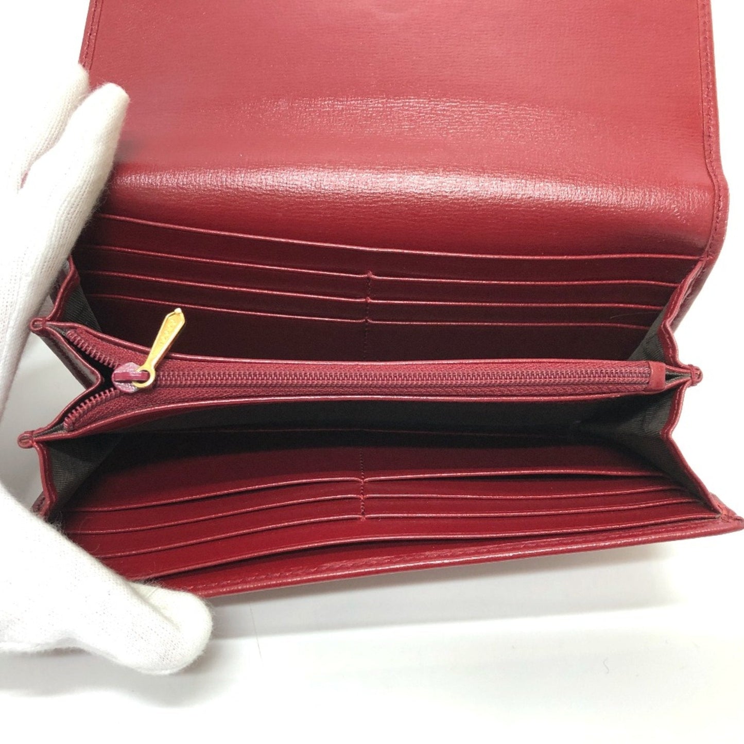 Gucci Red Leather Wallet (Bi-Fold) ( )