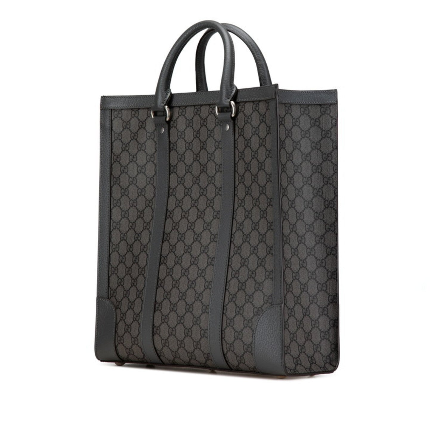 Gucci Gray Pvc Leather Handbag Shoulder Bag ( )