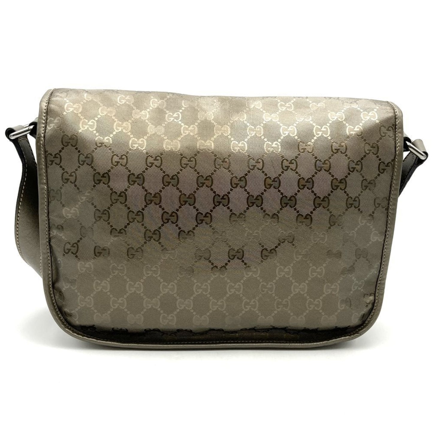 Gucci Gg Imprimé Brown Metallic Gg Imprimé Shoulder Bag ( )