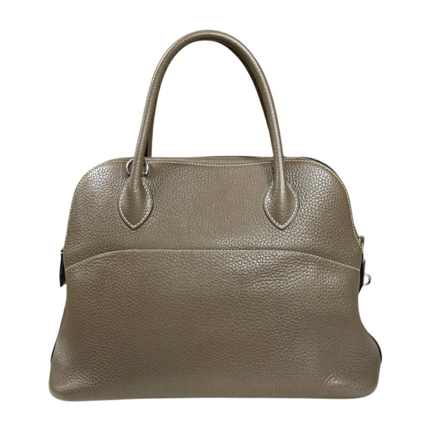 Hermes Etoupe Gray Gray Taurillon Clemence Leather Shoulder Bag ( )