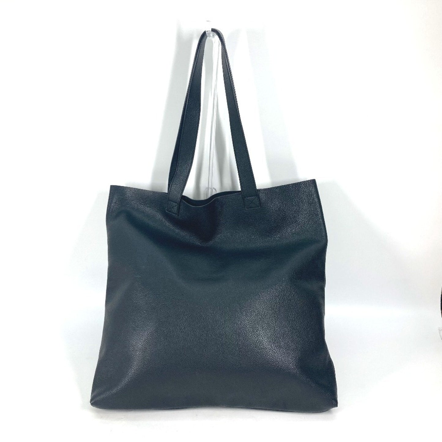 Gucci Sherry Line Black Leather Shoulder Bag Tote Bag ( )