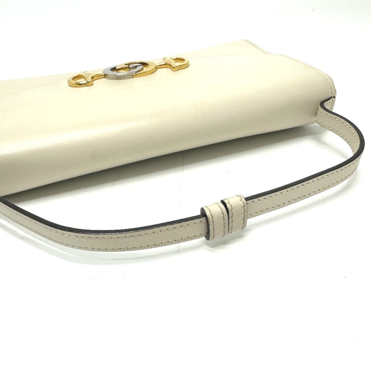 Gucci White Leather Shoulder Bag ( )