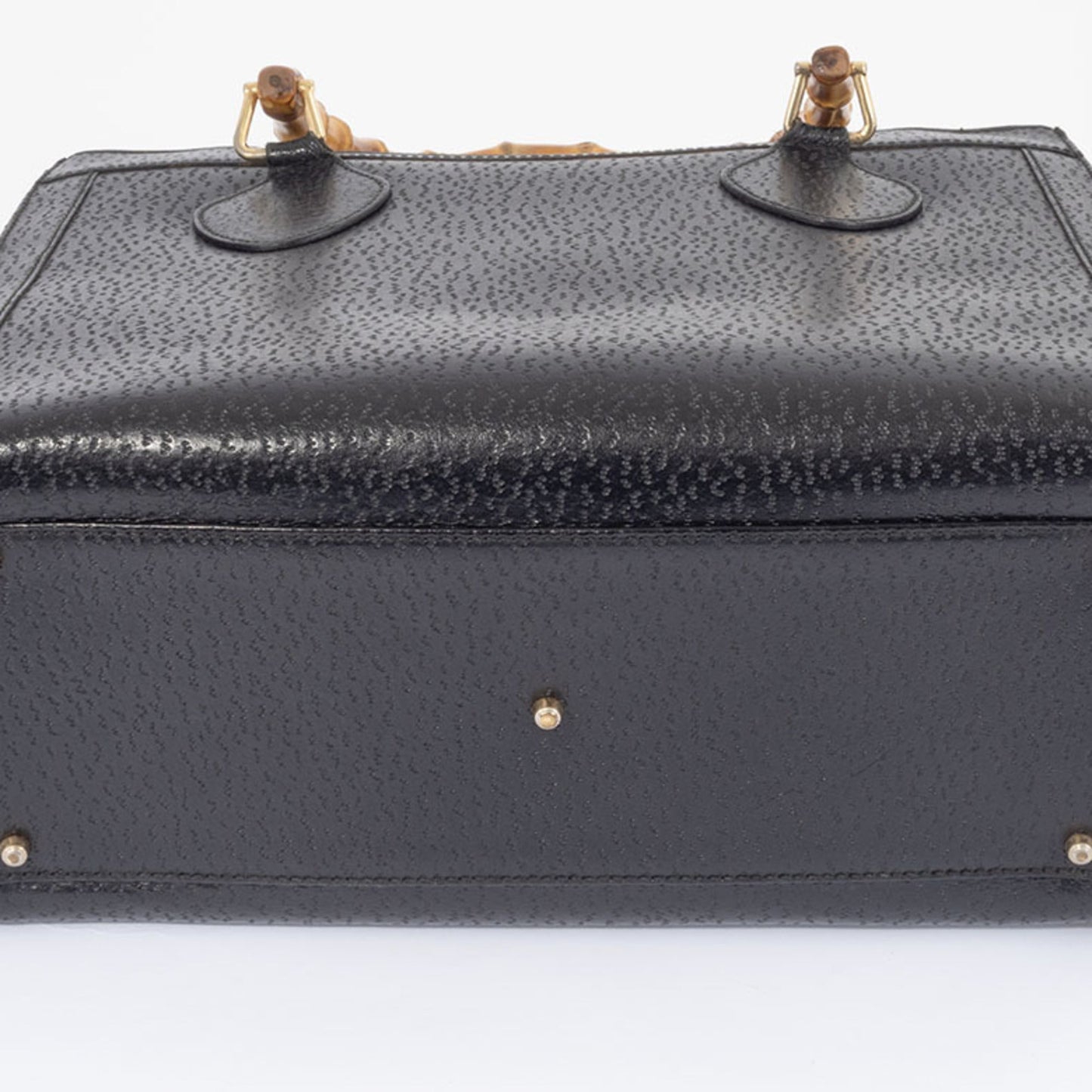 Gucci Black Leather Tote Bag ( )