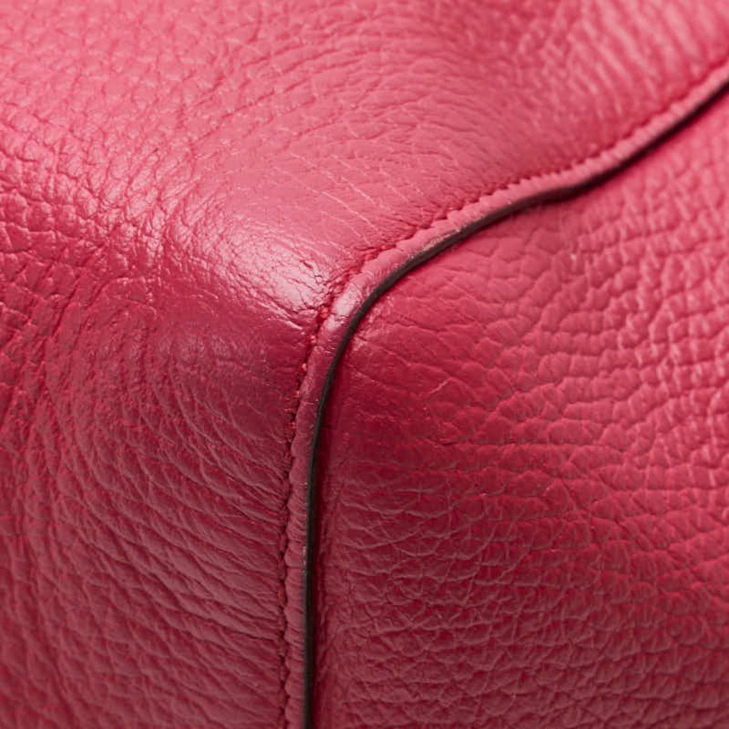 Gucci Pink Leather Shoulder Bag Tote Bag ( )
