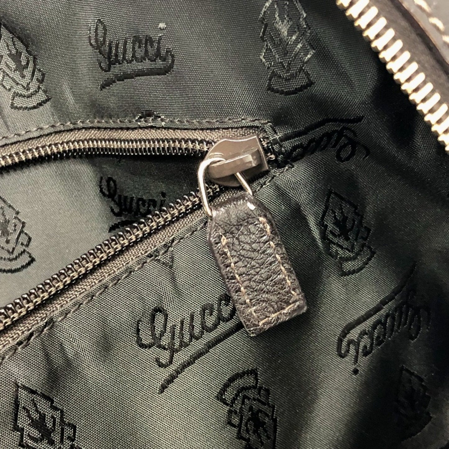 Gucci Brown Leather Briefcase Handbag ( )
