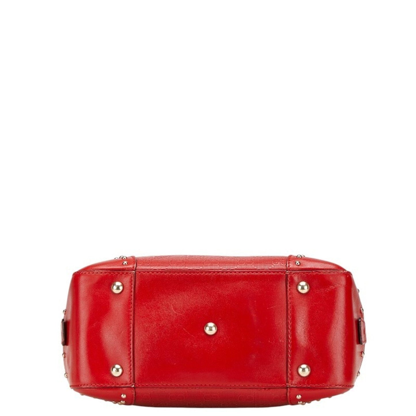 Gucci Red Color Leather Handbag Shoulder Bag ( )