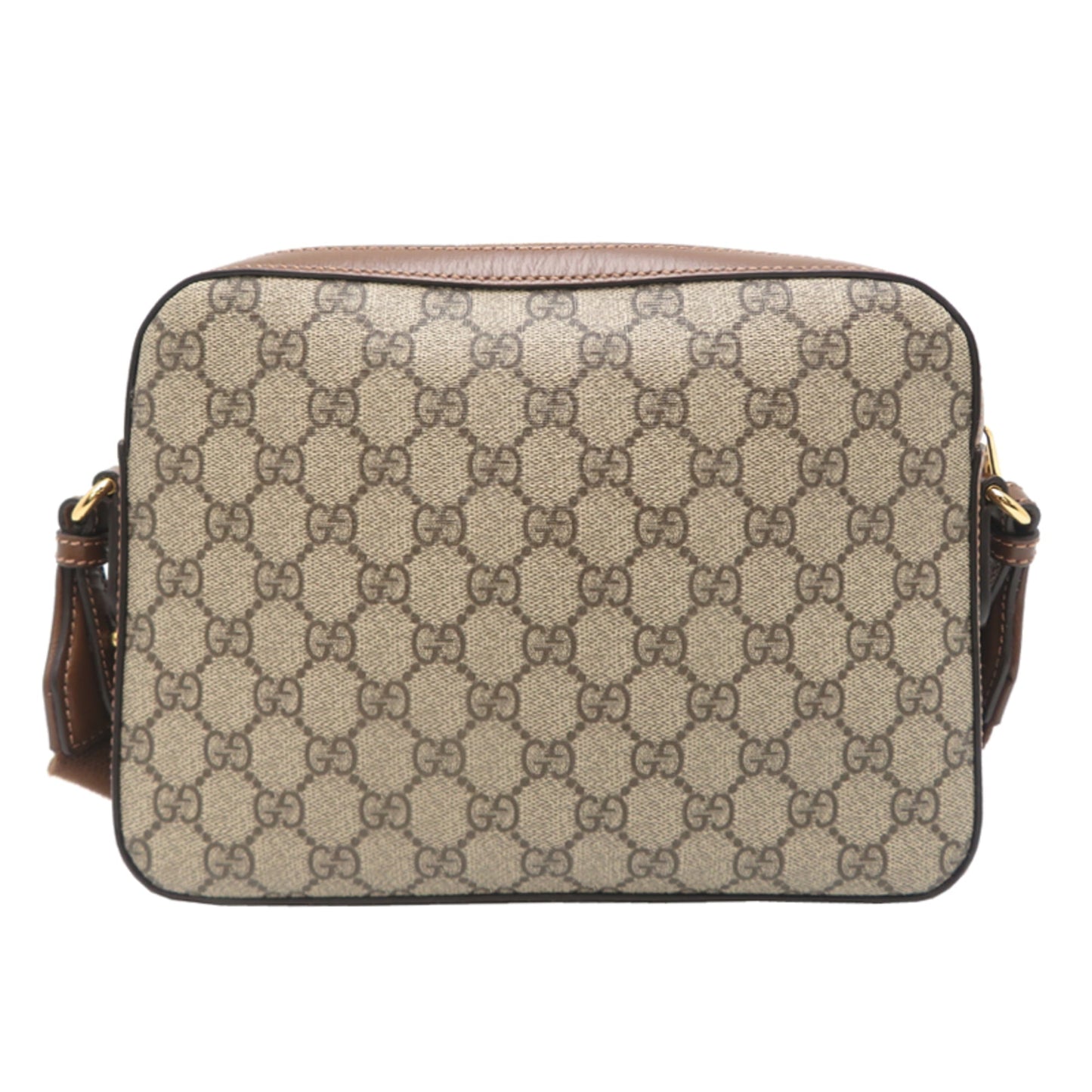 Gucci Beige Gg Supreme Leather Shoulder Bag ( )
