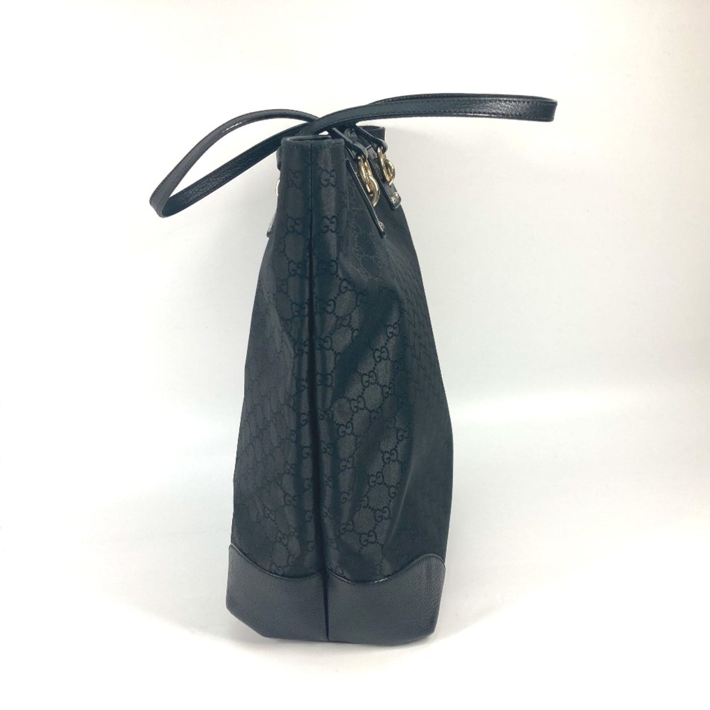 Gucci Black Cloth Tote Bag