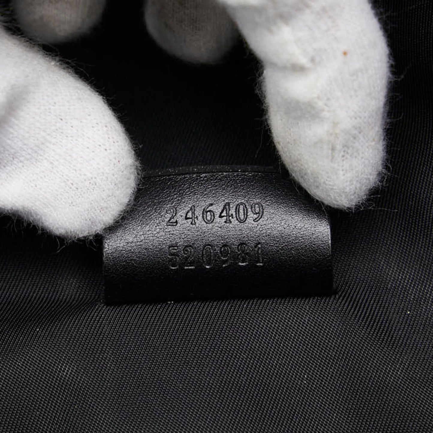 Gucci Abbey Black Multi-Color Canvas Sling Bag ( )