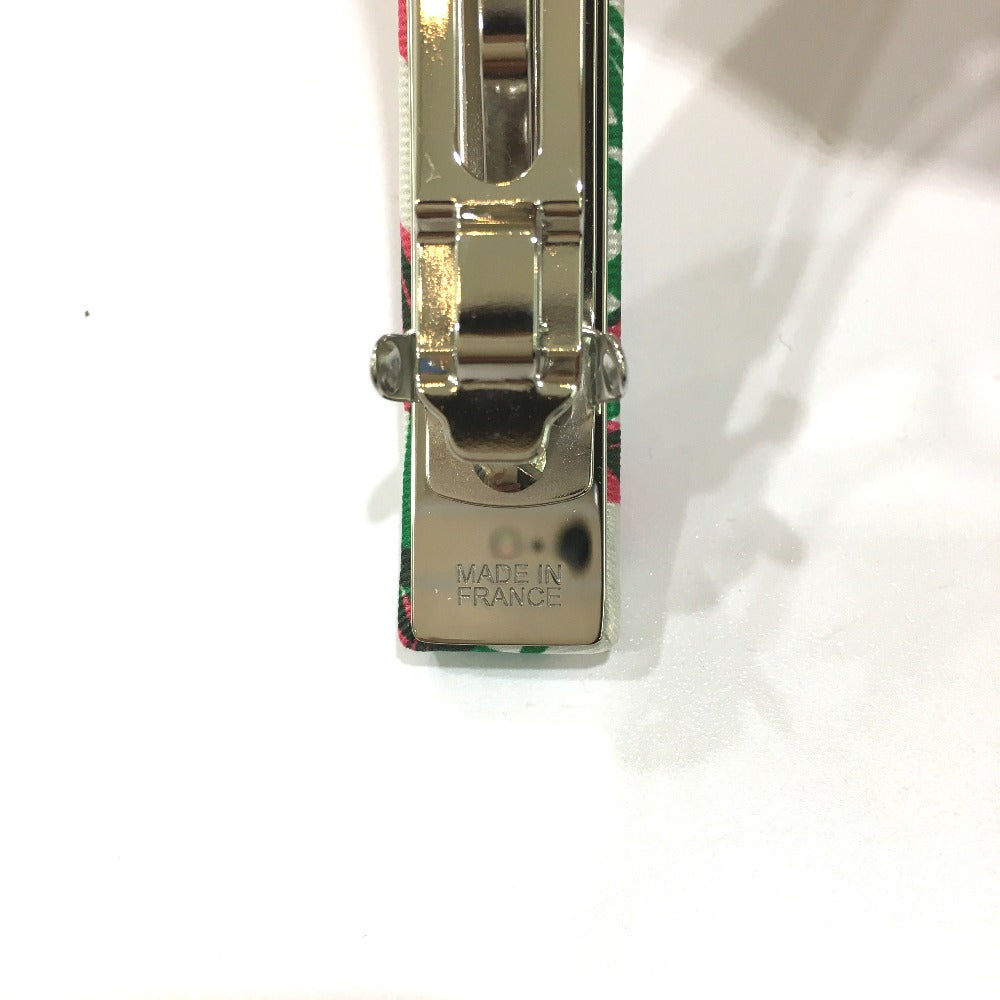 HERMES Valletta silk white hair accessory Overall handle Women  d