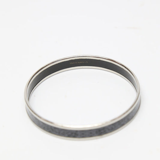 HERMES Bangle Other Silverx black MADE IN AUSTRIA + D Women  d