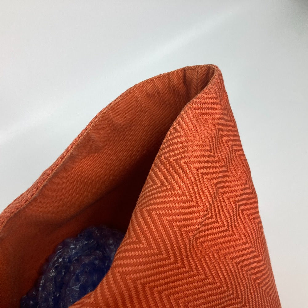HERMES Shoulder Bag canvas Orange Shoulder Tote Bag Beach Bag Paniedo Plat Rouge PM Women  d